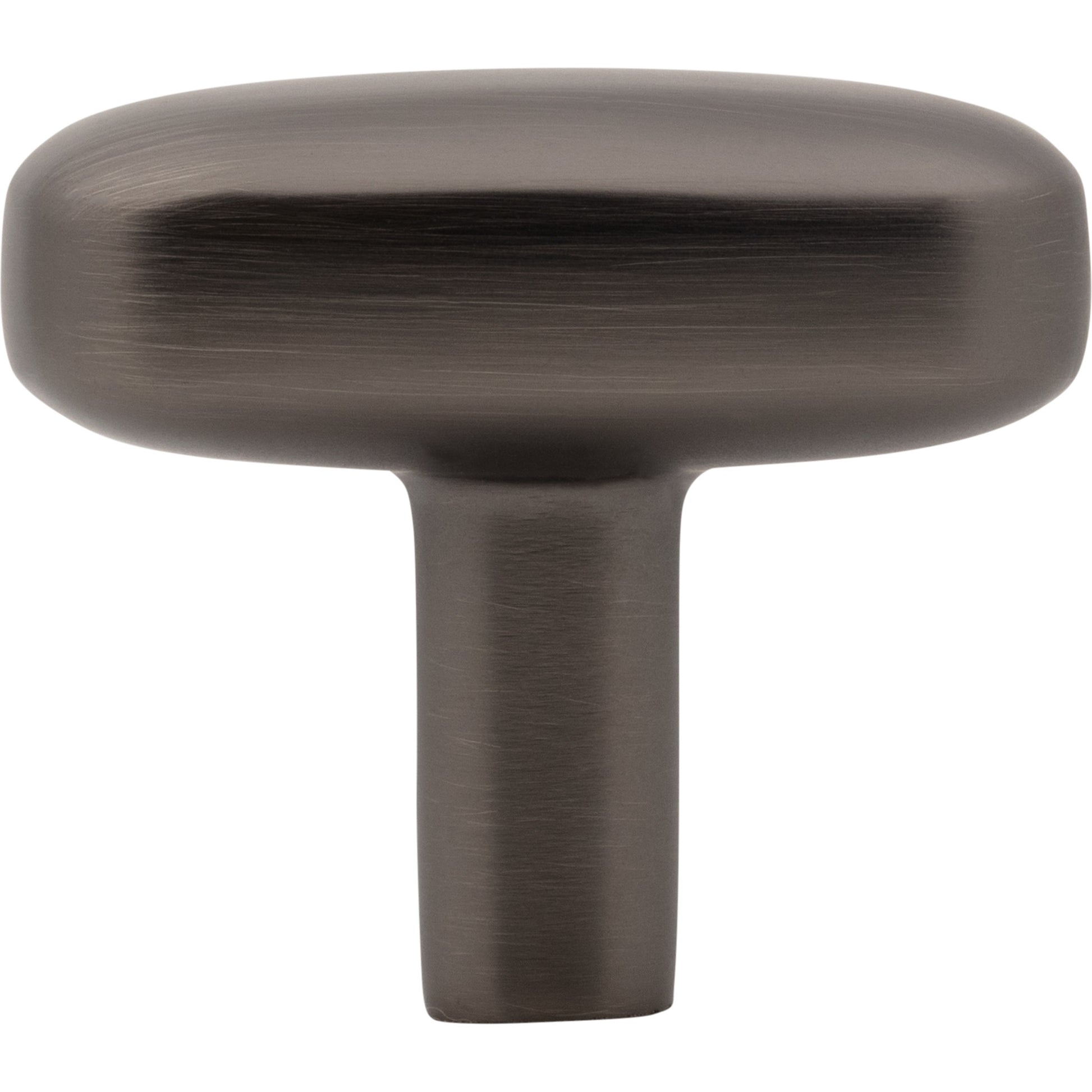 Jeffrey Alexander Loxley Rectangle Cabinet Knob Brushed Pewter / 1-1/2"