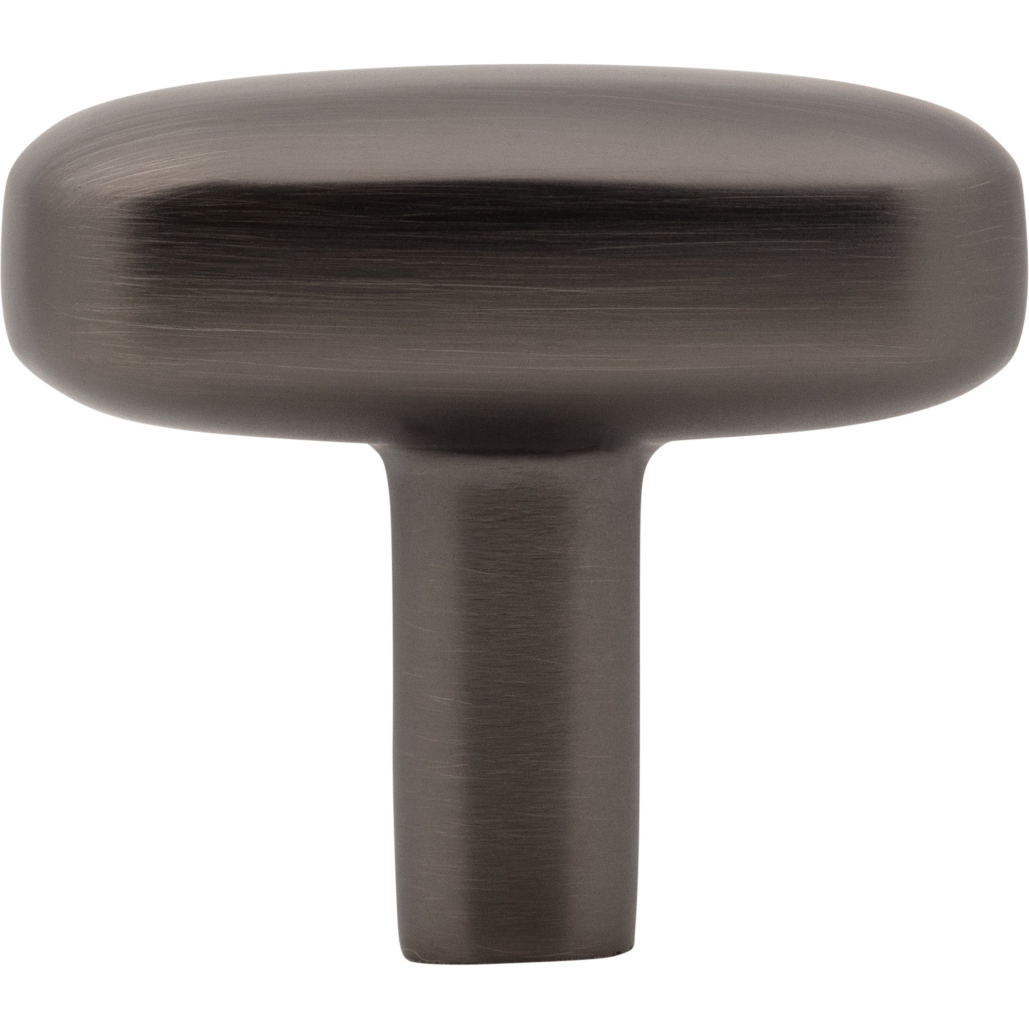 Jeffrey Alexander Loxley Rectangle Cabinet Knob Brushed Pewter / 1-1/2"