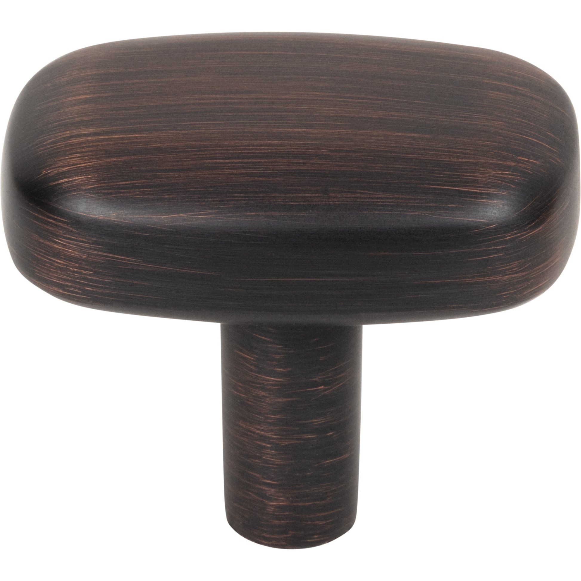 Jeffrey Alexander Loxley Rectangle Cabinet Knob Brushed Oil Rubbed Bronze / 1-1/2"