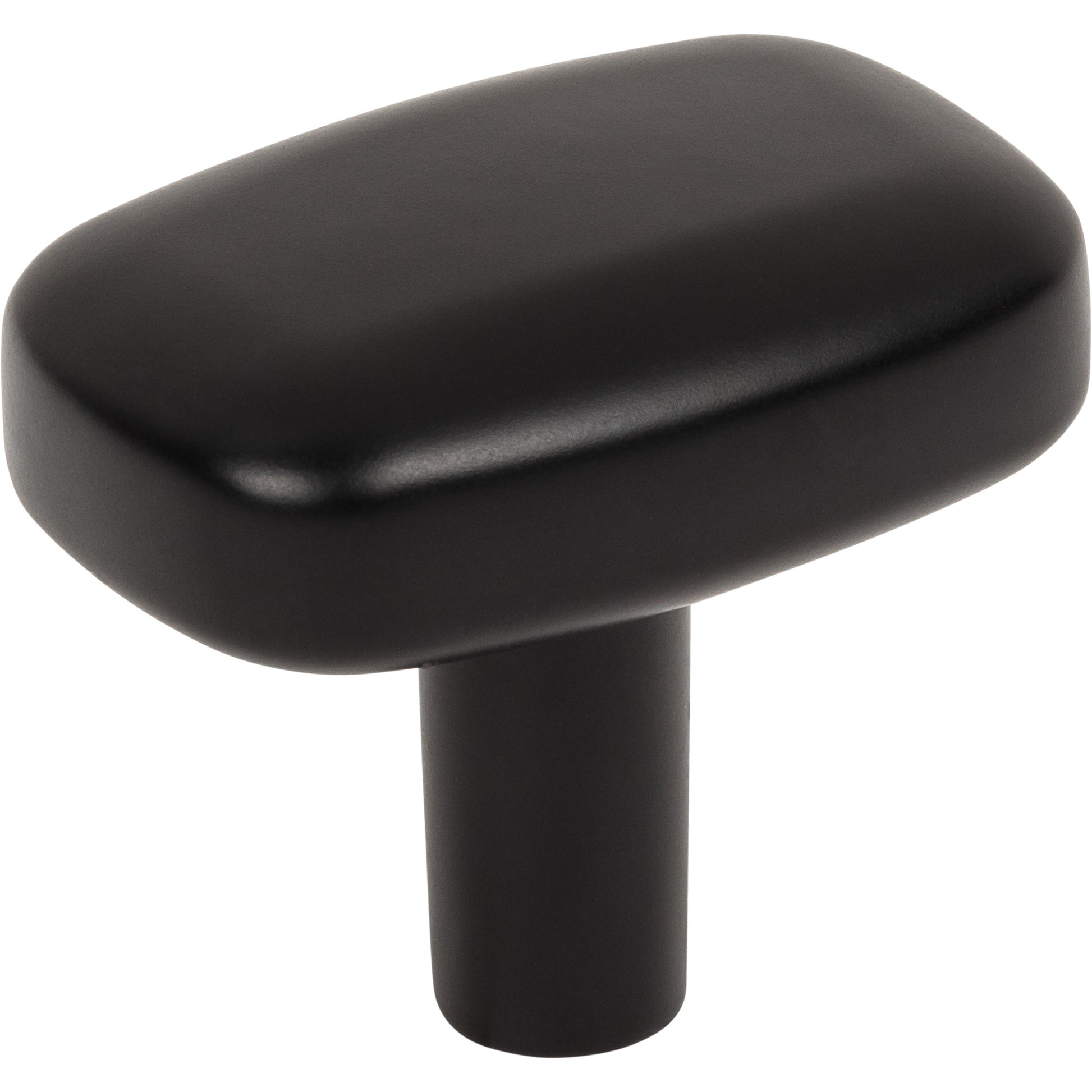 Jeffrey Alexander Loxley Rectangle Cabinet Knob Matte Black / 1-1/2"