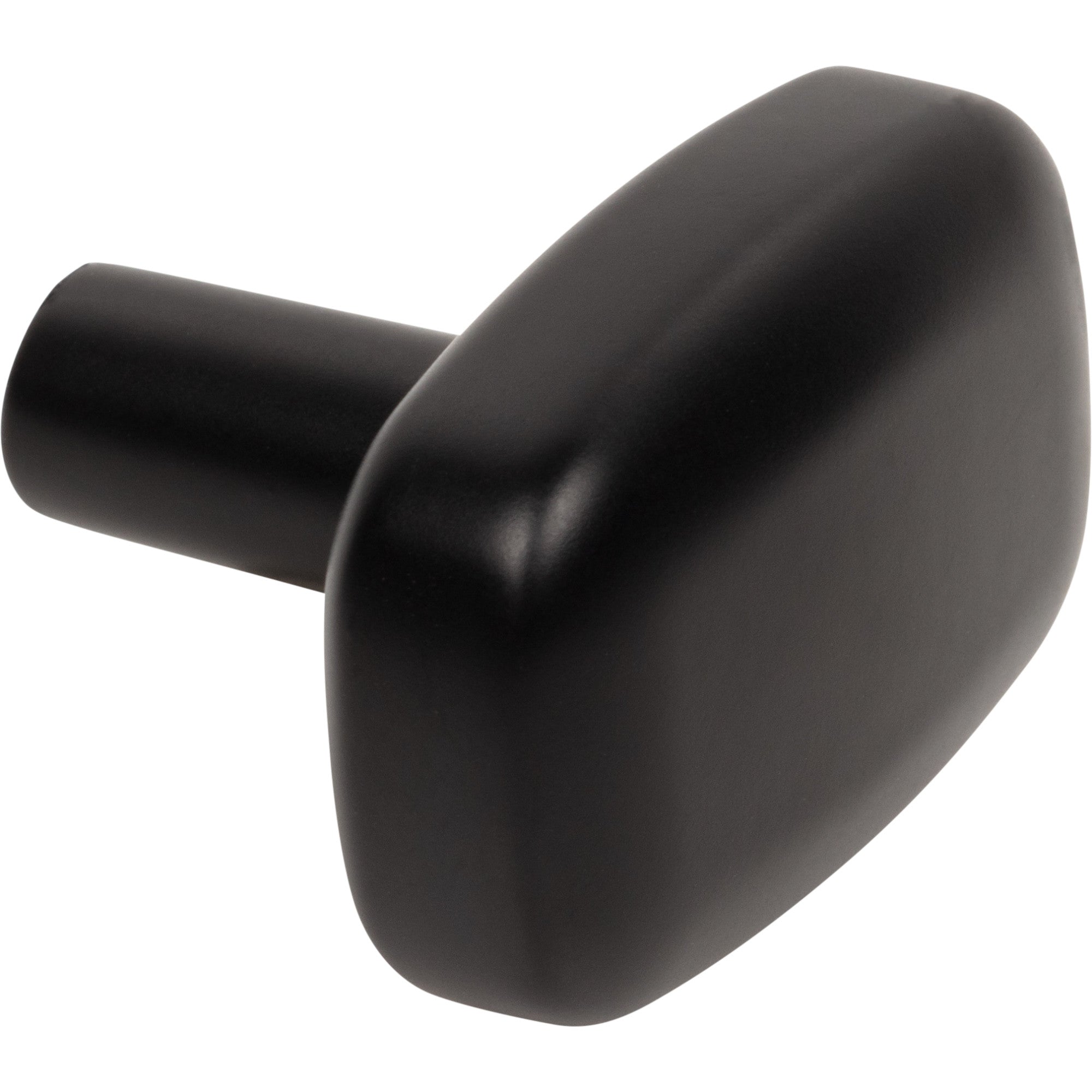 Jeffrey Alexander Loxley Rectangle Cabinet Knob Matte Black / 1-1/2"