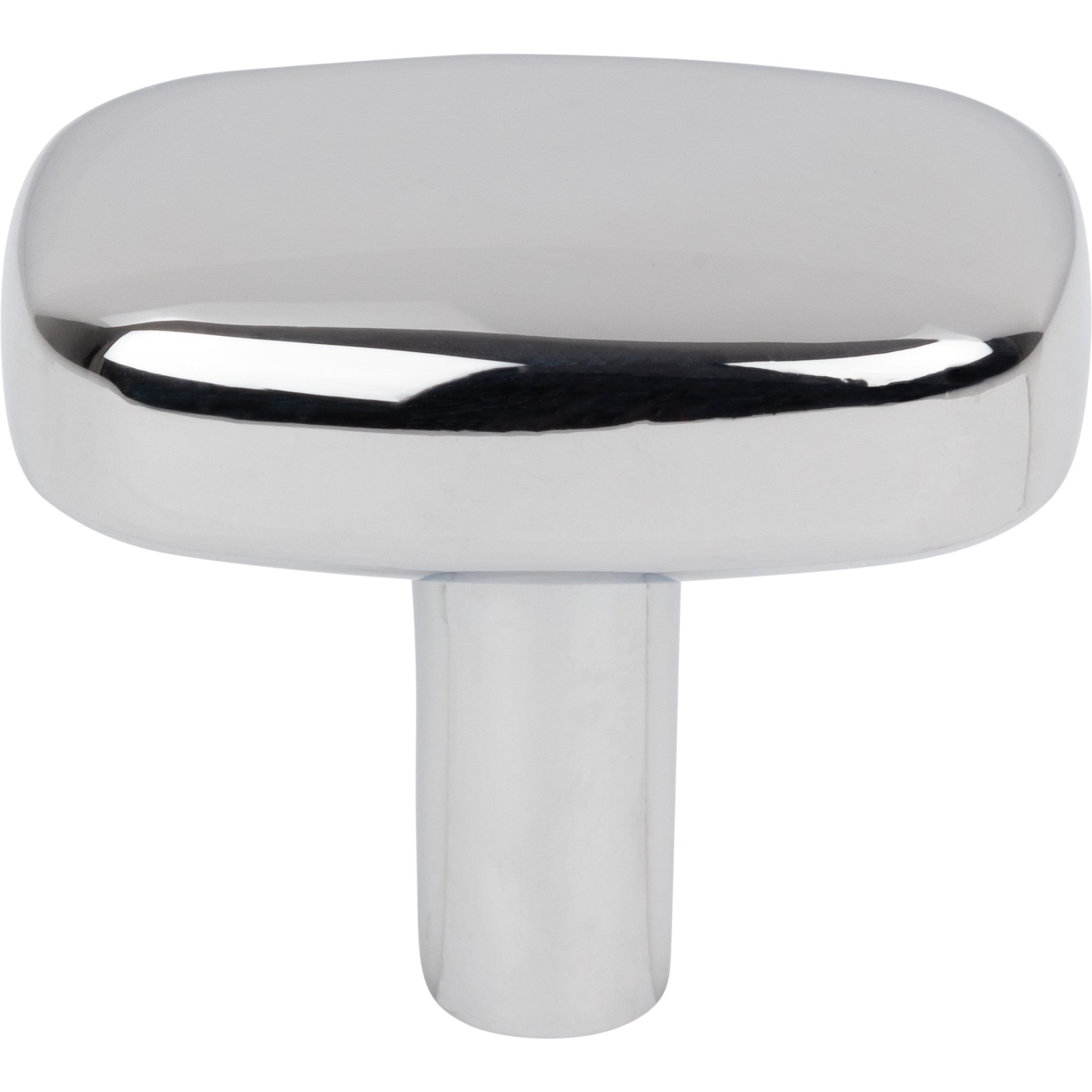 Jeffrey Alexander Loxley Rectangle Cabinet Knob Polished Chrome / 1-1/2"