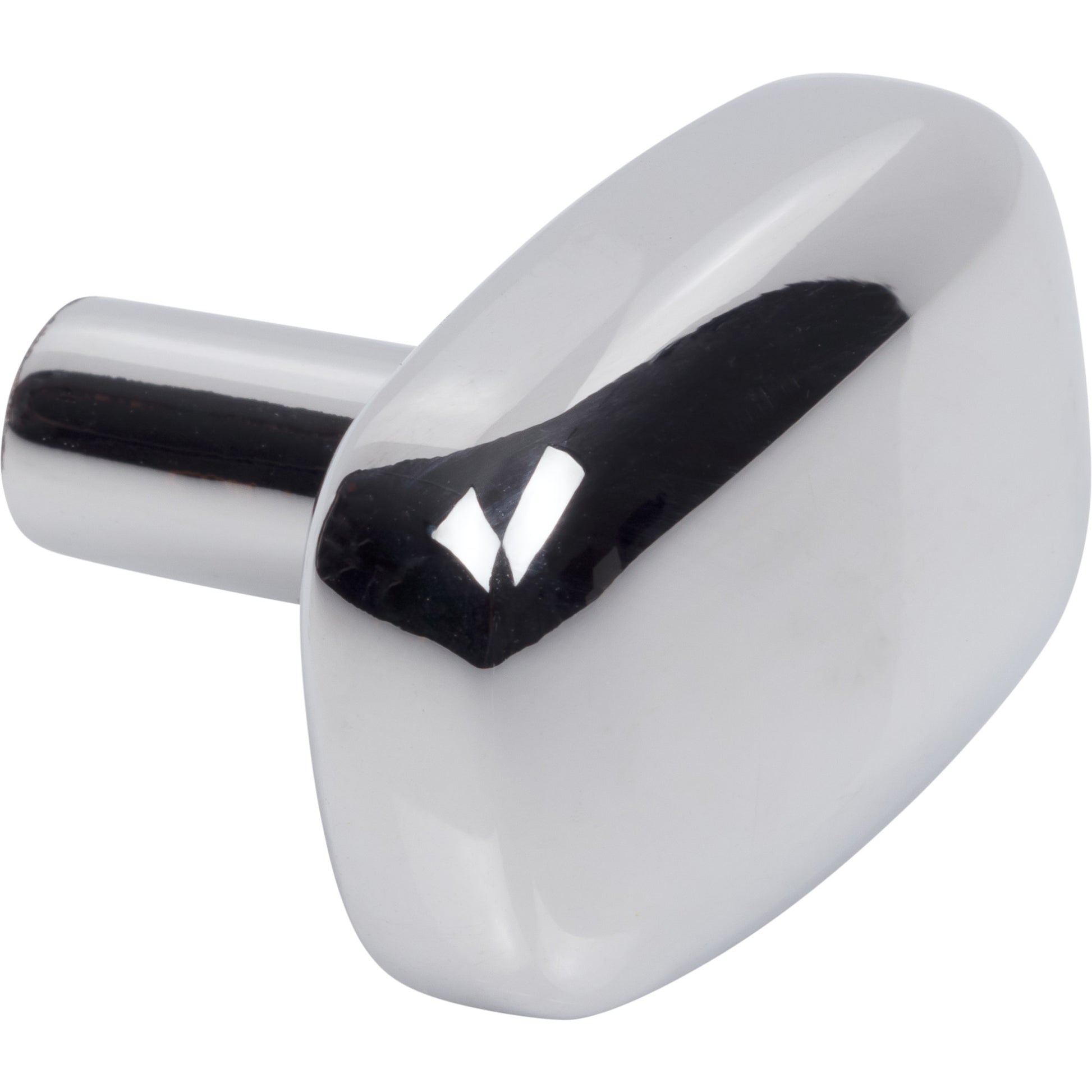 Jeffrey Alexander Loxley Rectangle Cabinet Knob Polished Chrome / 1-1/2"