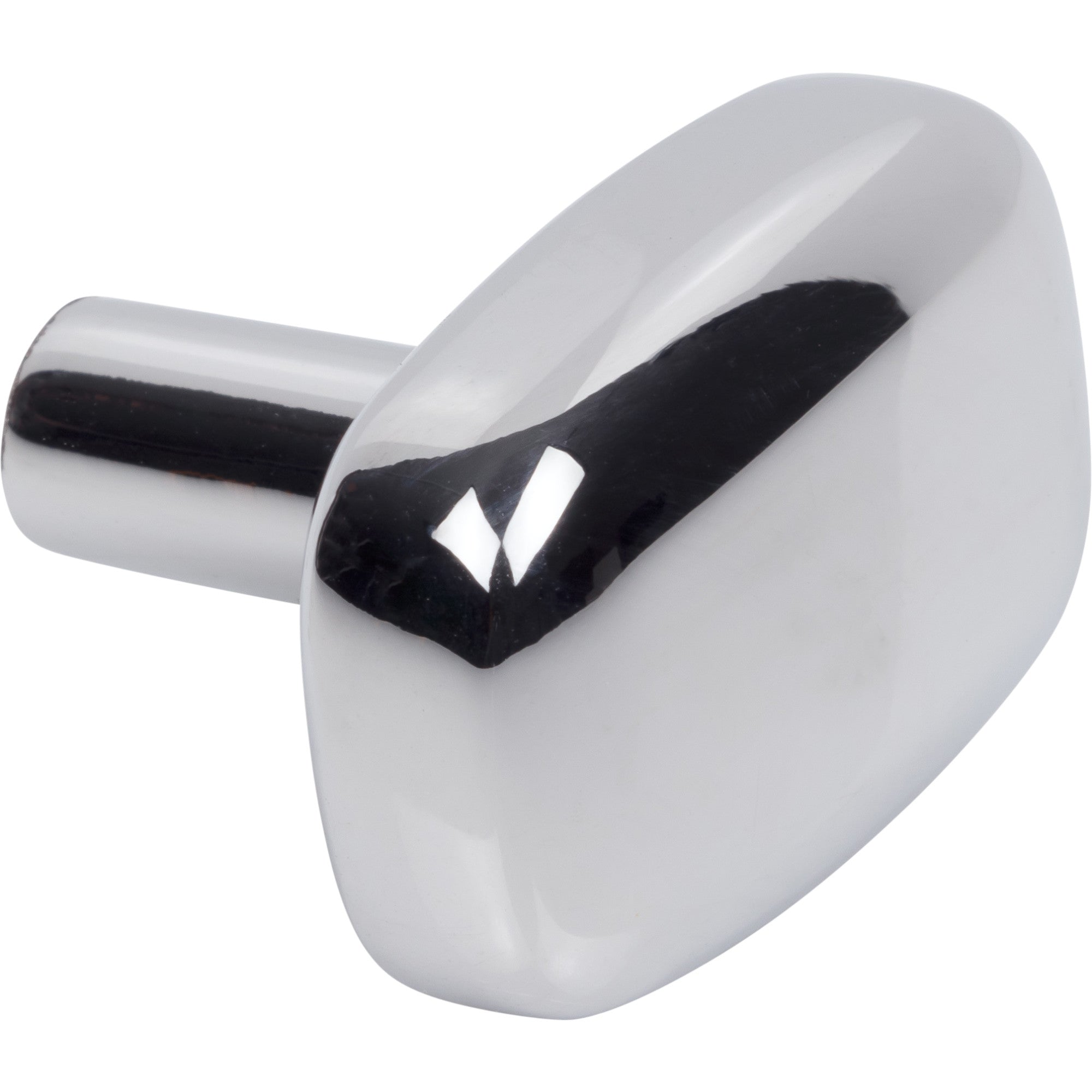 Jeffrey Alexander Loxley Rectangle Cabinet Knob Polished Chrome / 1-1/2"