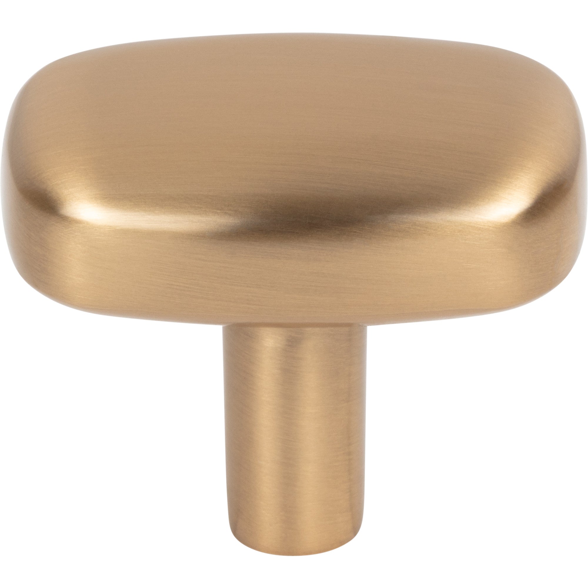 Jeffrey Alexander Loxley Rectangle Cabinet Knob Satin Bronze / 1-1/2"
