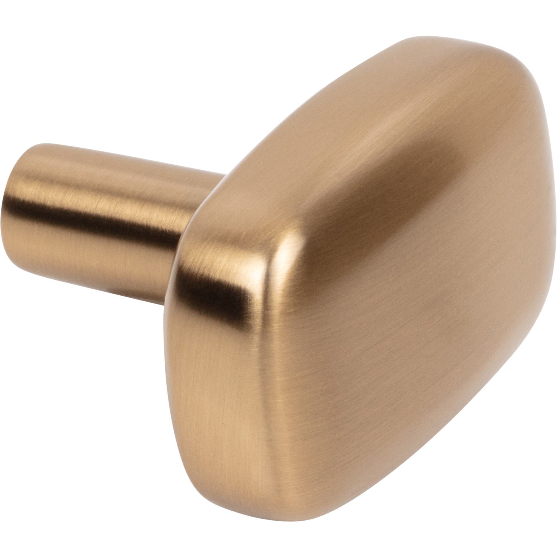 Jeffrey Alexander Loxley Rectangle Cabinet Knob Satin Bronze / 1-1/2"