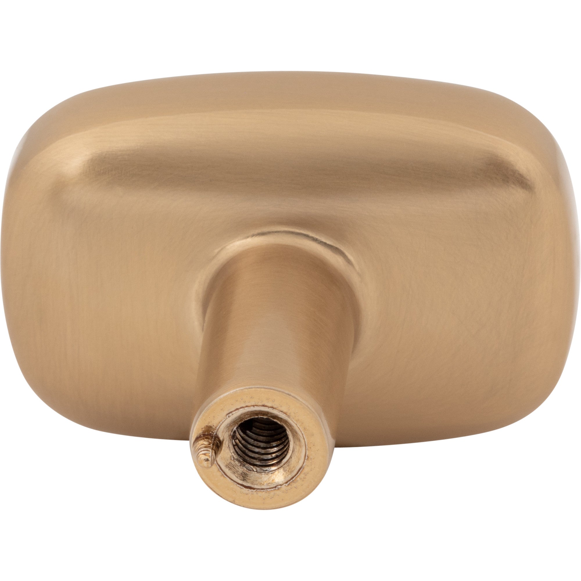 Jeffrey Alexander Loxley Rectangle Cabinet Knob Satin Bronze / 1-1/2"