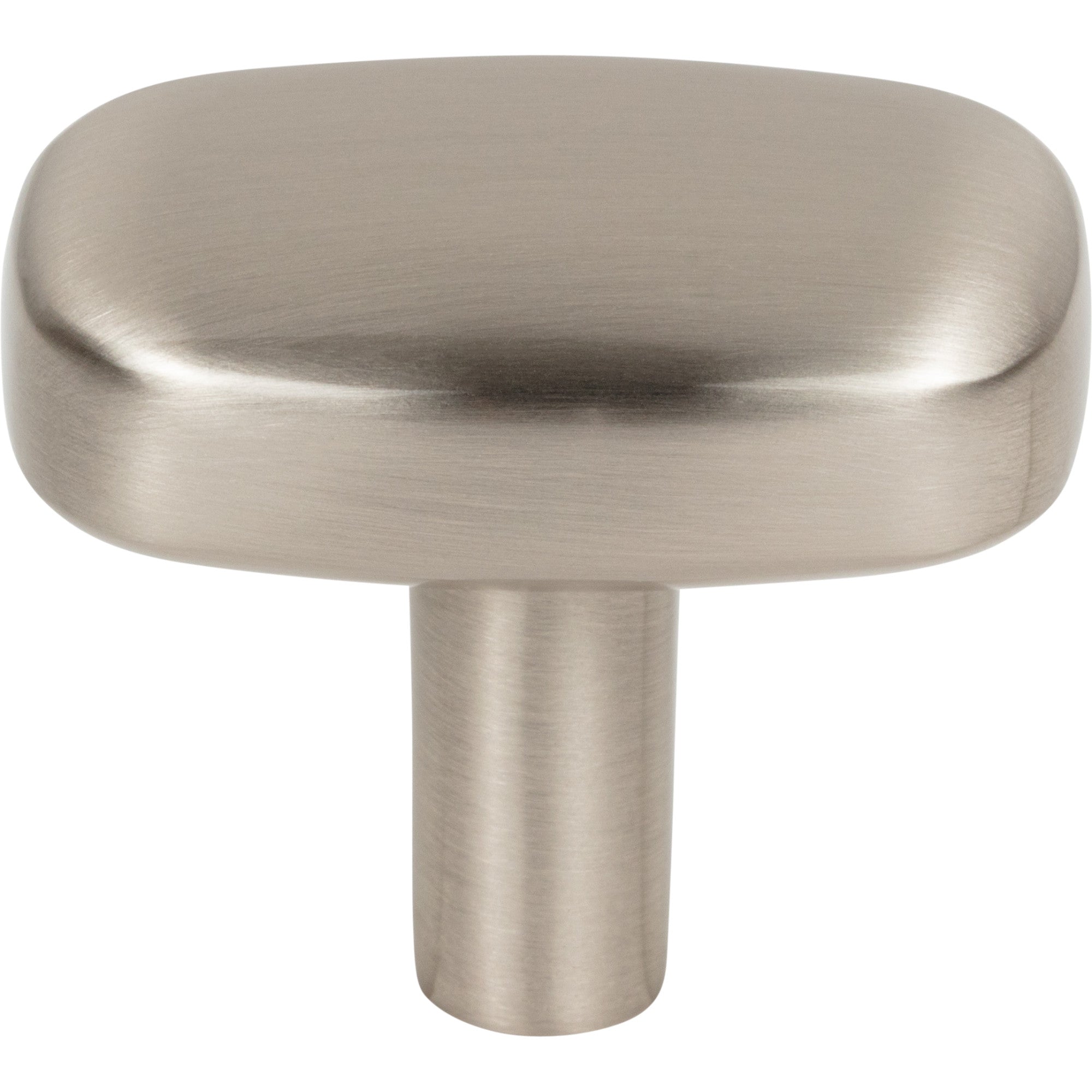 Jeffrey Alexander Loxley Rectangle Cabinet Knob Satin Nickel / 1-1/2"