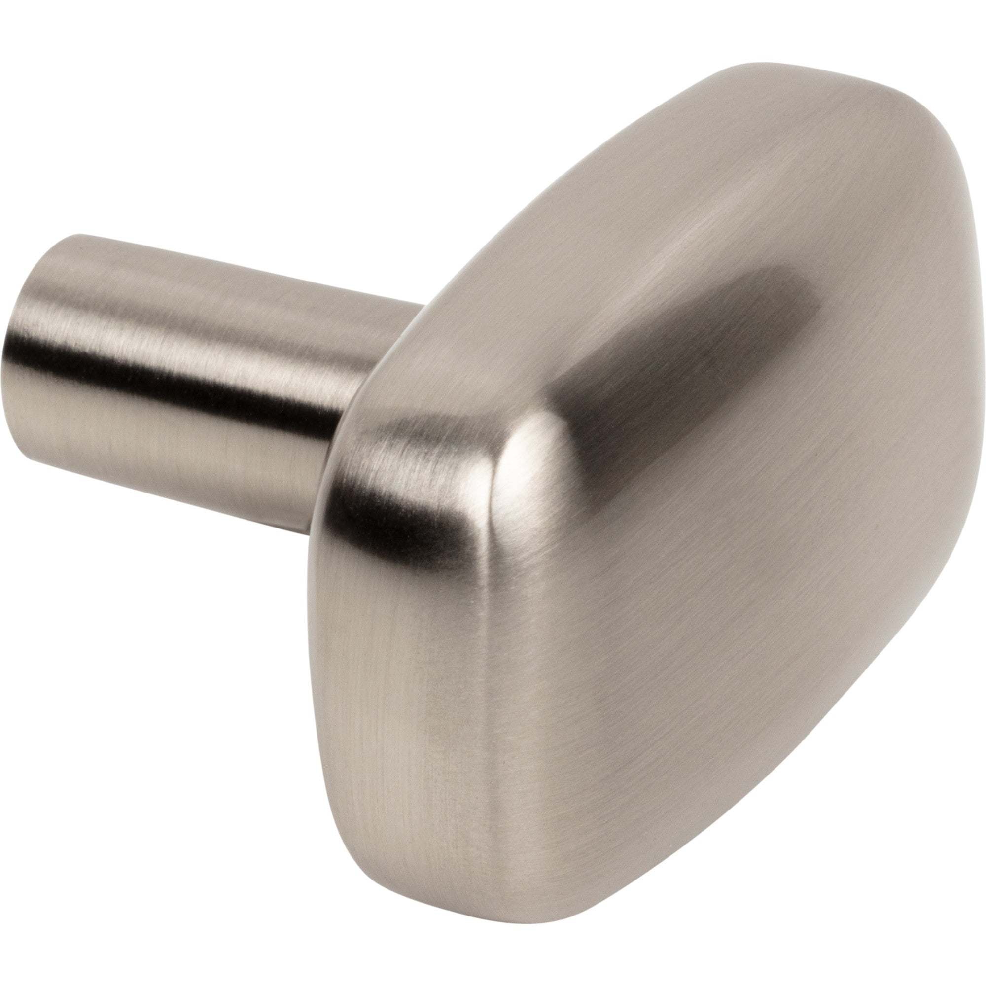 Jeffrey Alexander Loxley Rectangle Cabinet Knob Satin Nickel / 1-1/2"