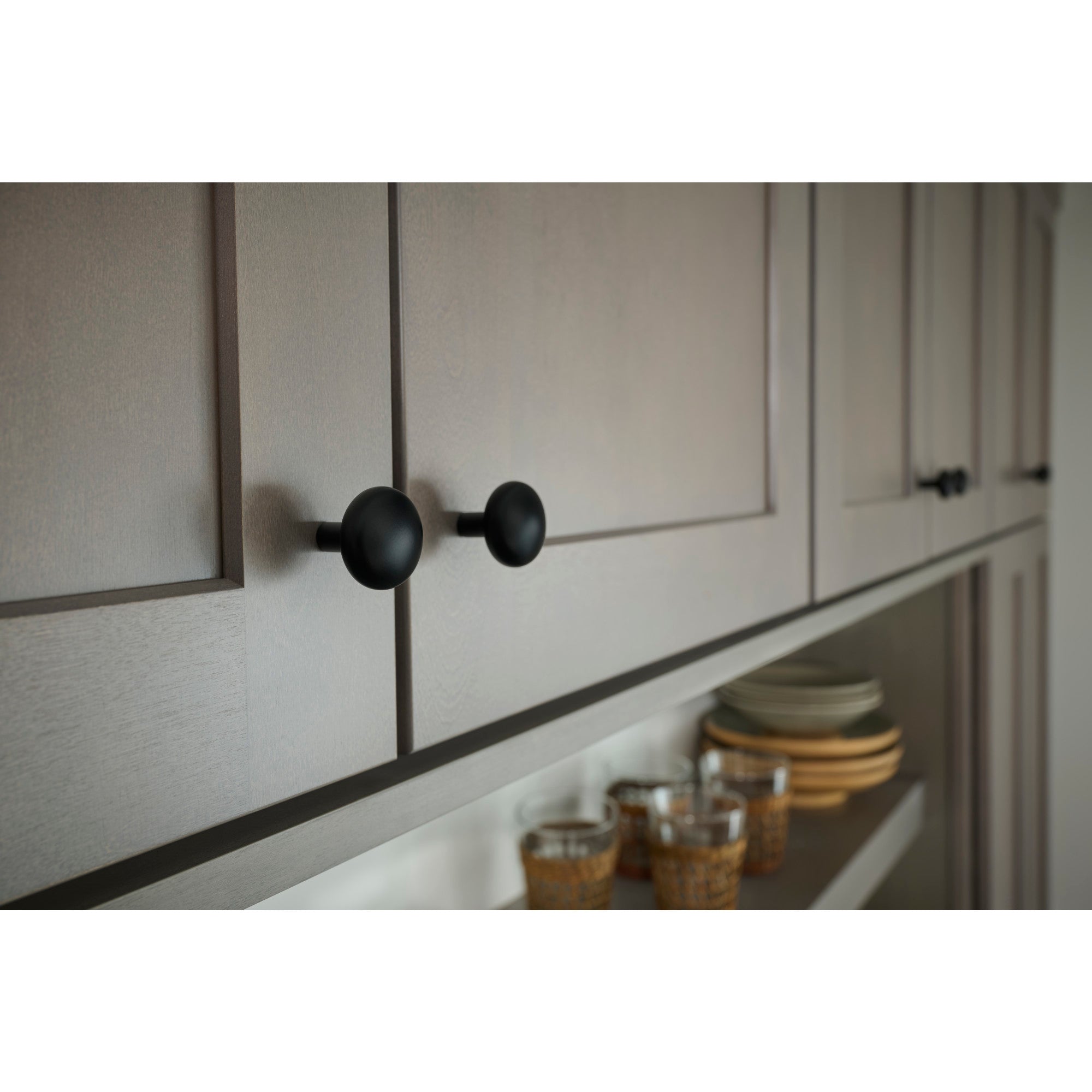 Jeffrey Alexander Loxley Cabinet Knob Matte Black / 1-1/4"