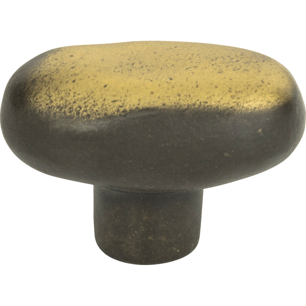 Distressed Oval Knob by Atlas Antique Bronze
