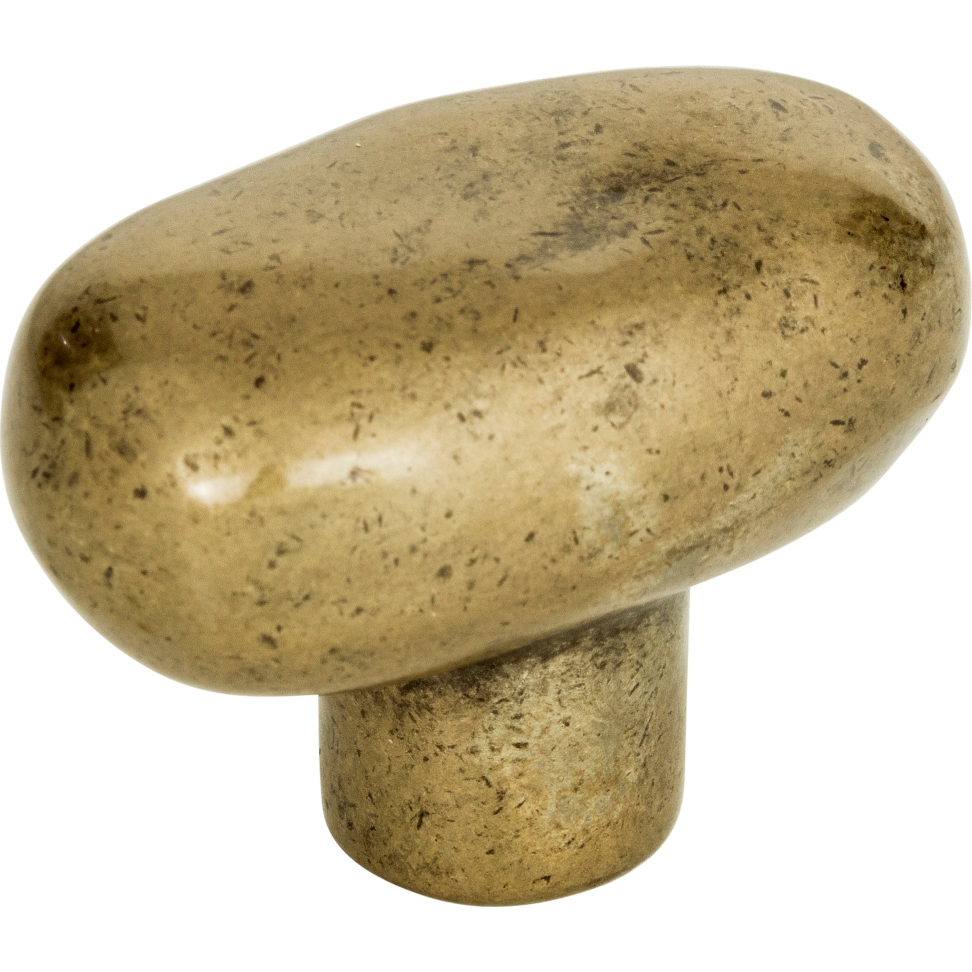 Distressed Oval Knob by Atlas Champagne