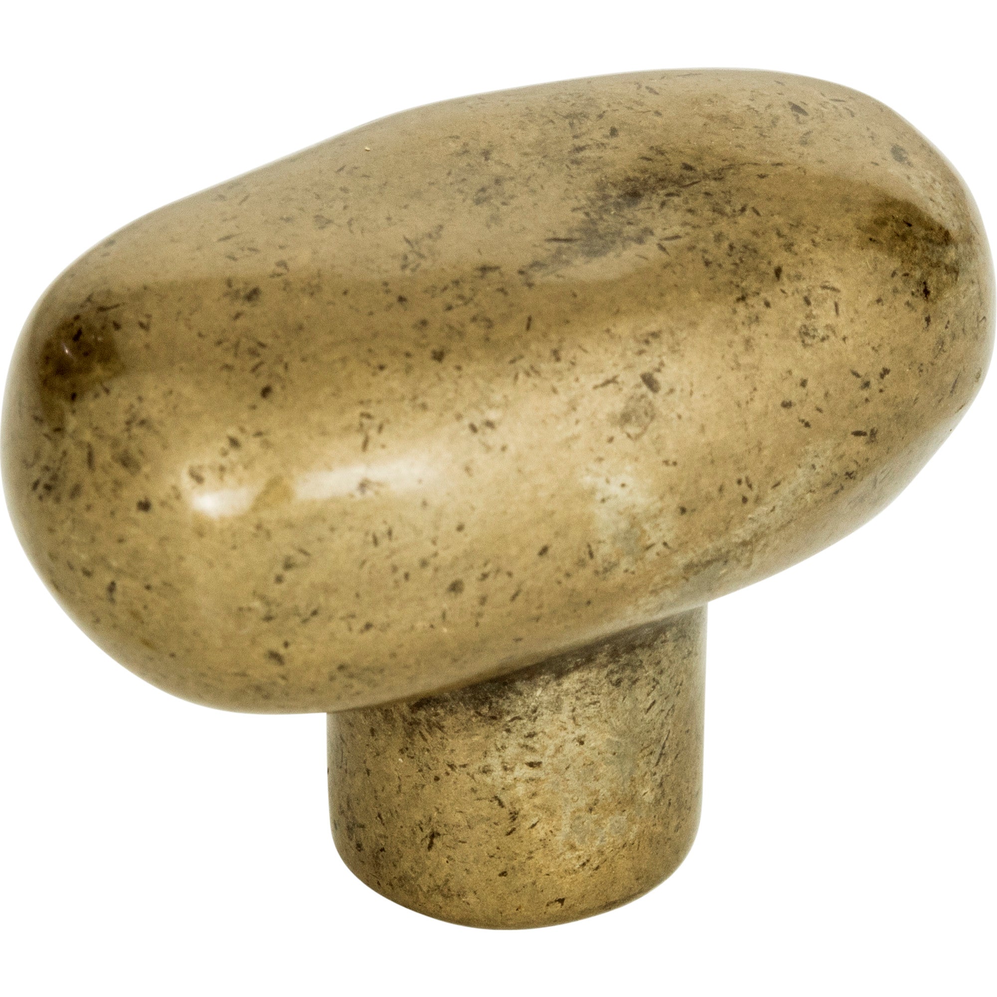 Distressed Oval Knob by Atlas Champagne
