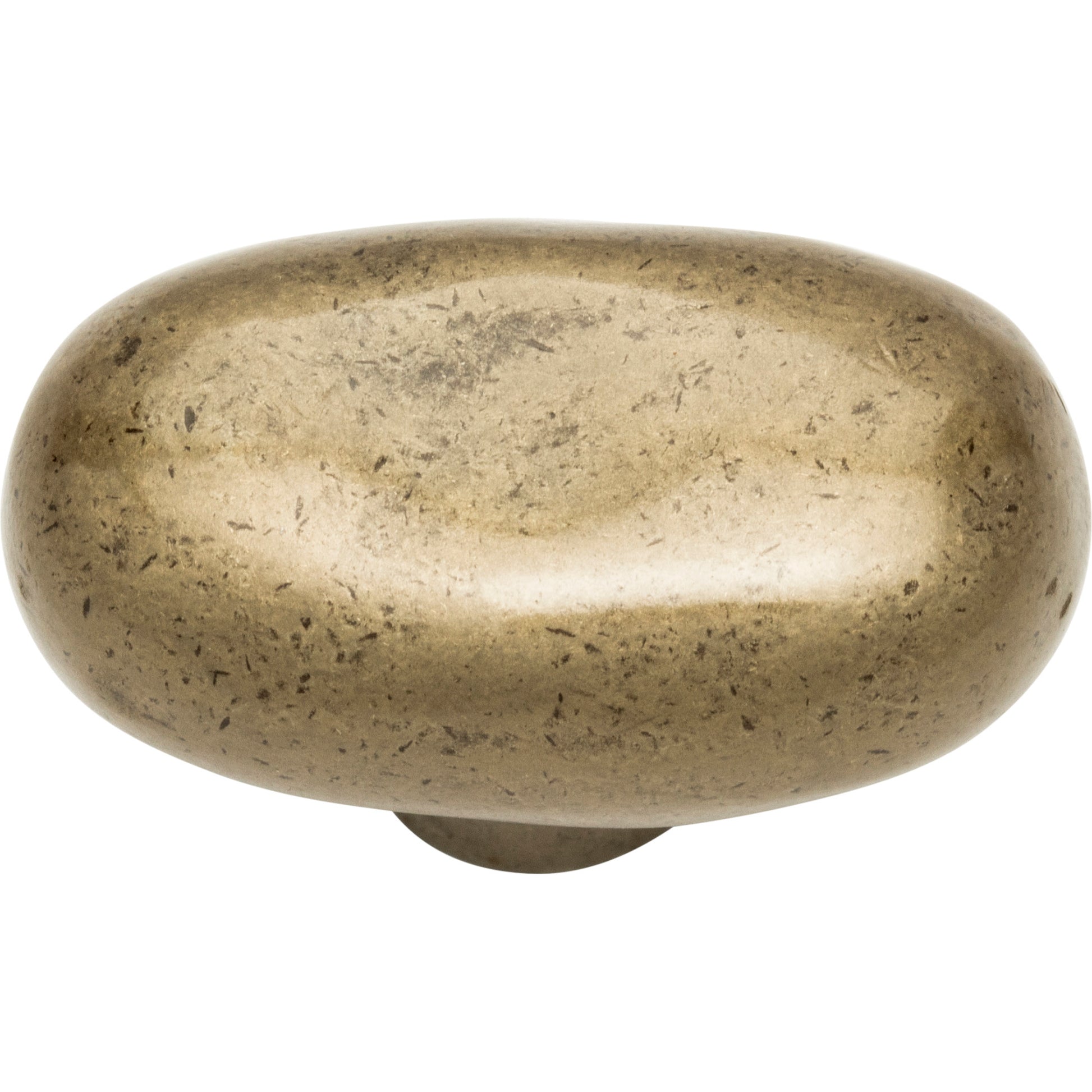 Distressed Oval Knob by Atlas Champagne
