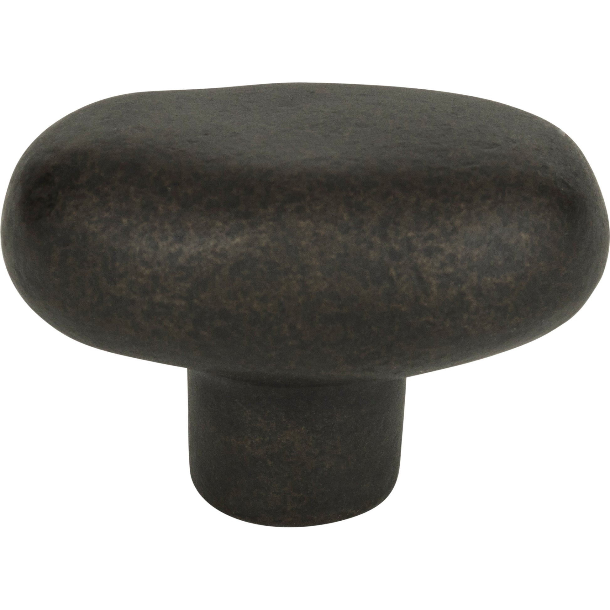 Distressed Oval Knob by Atlas Oil Rubbed Bronze