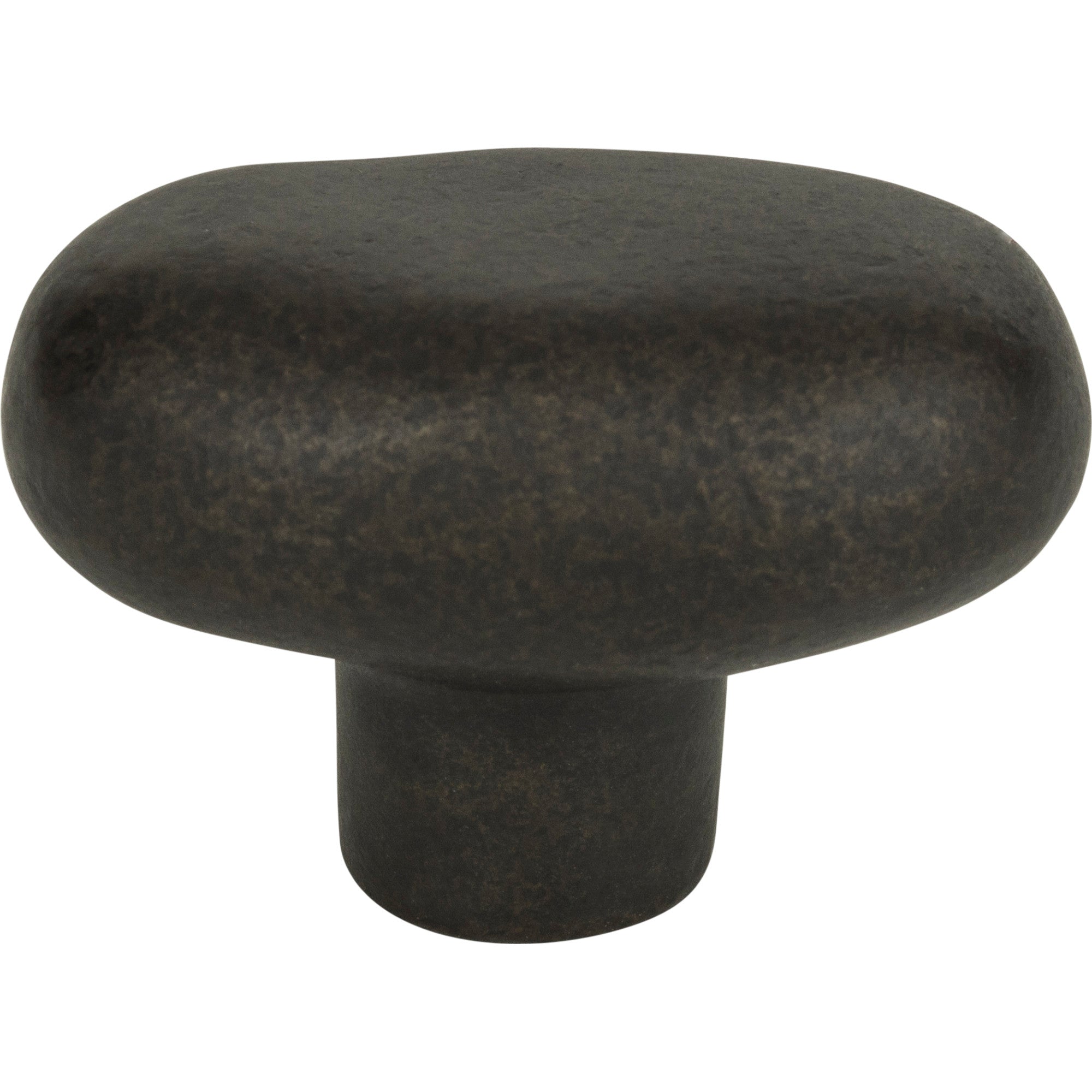 Distressed Oval Knob by Atlas Oil Rubbed Bronze