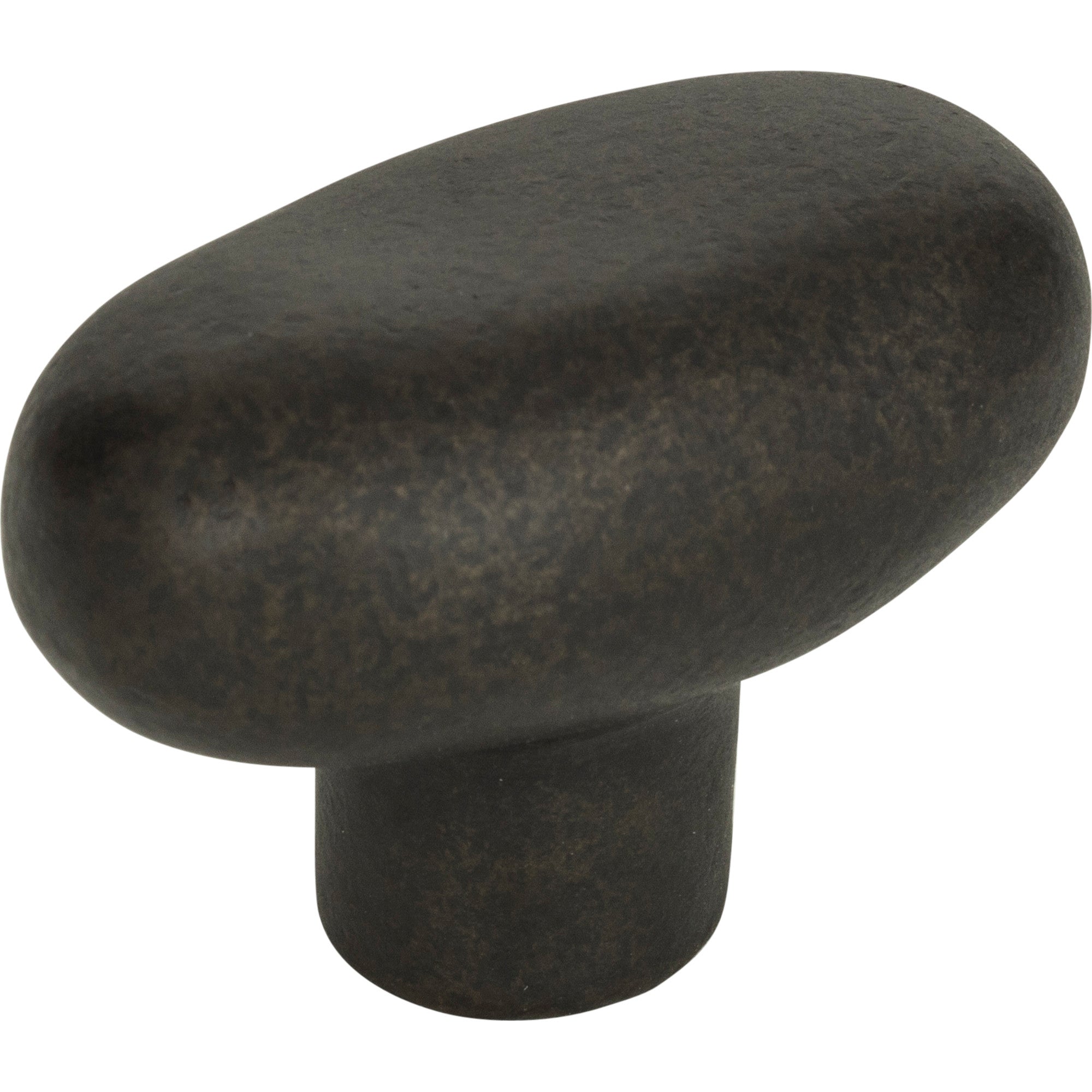 Distressed Oval Knob by Atlas Oil Rubbed Bronze
