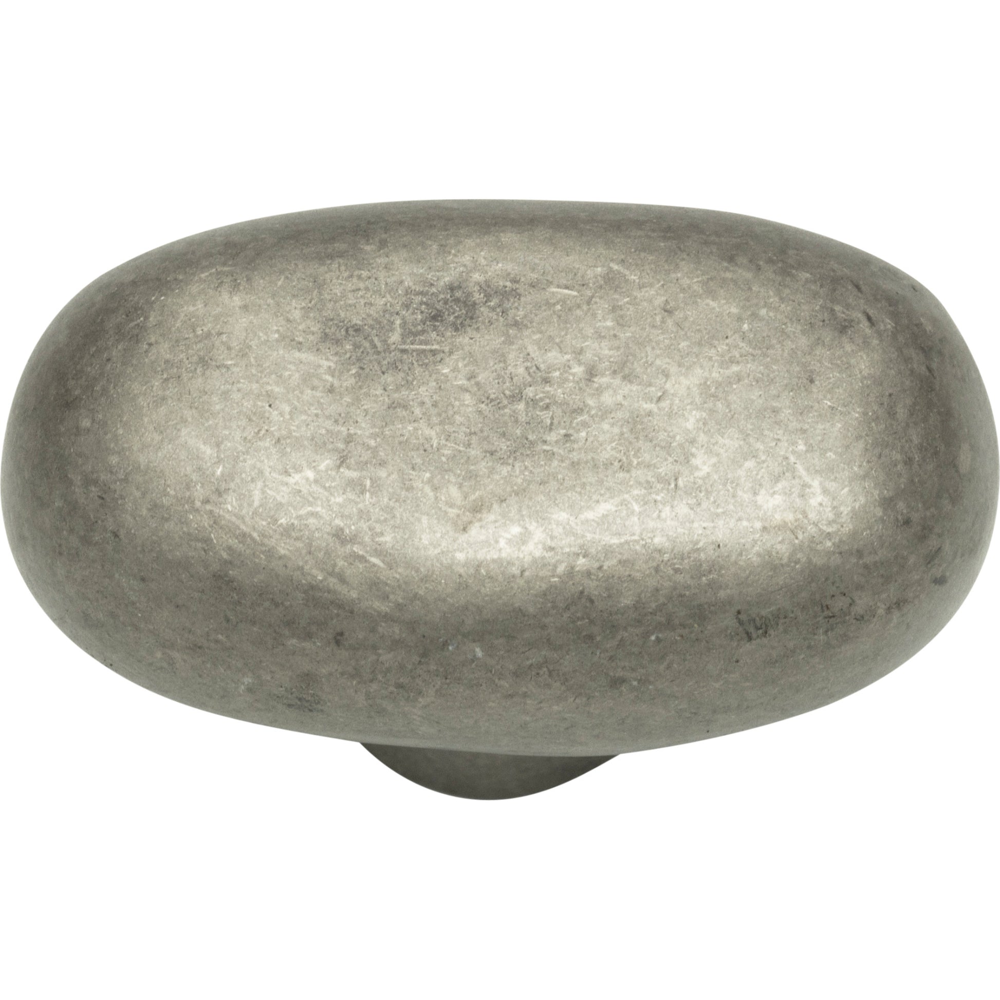 Distressed Oval Knob by Atlas Pewter