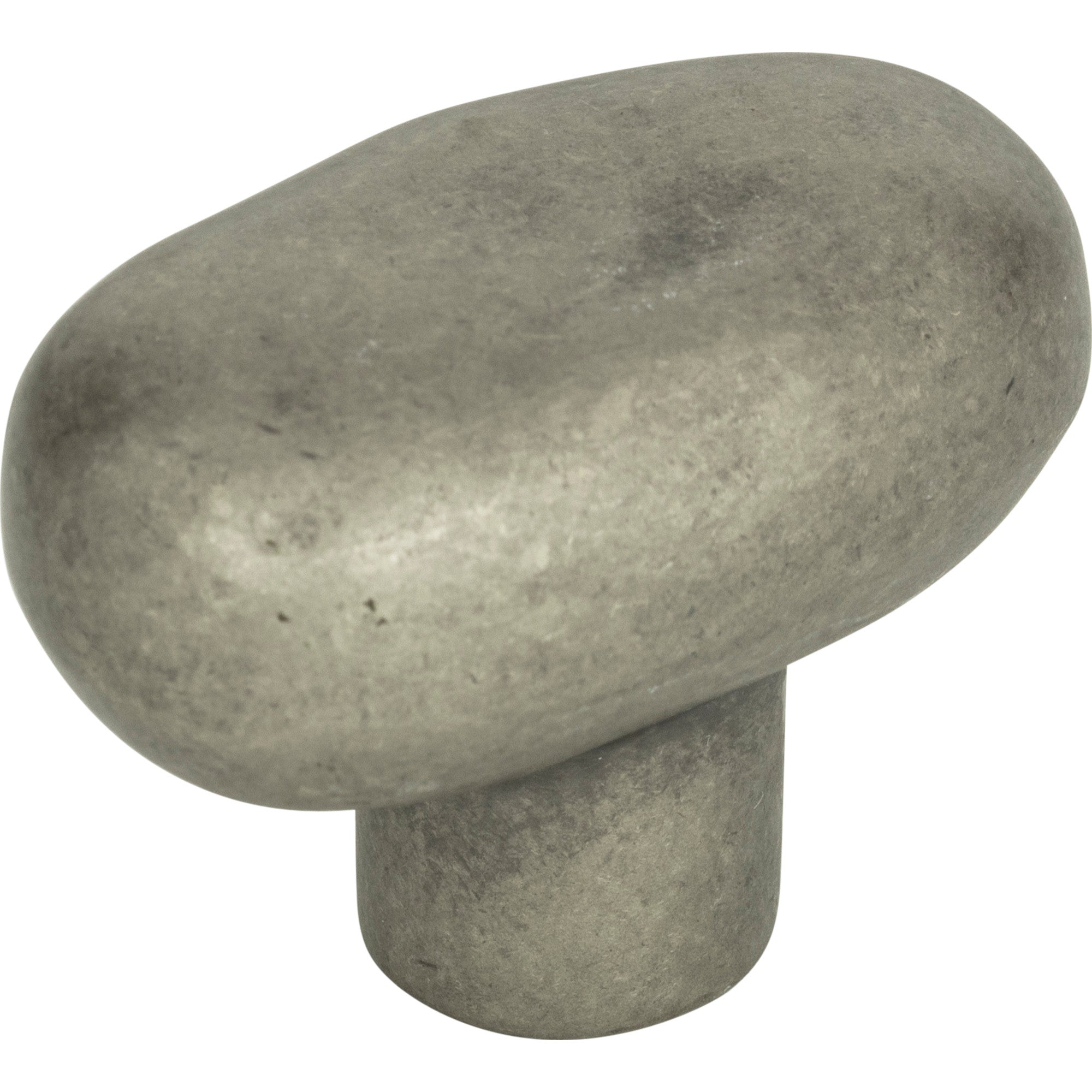 Distressed Oval Knob by Atlas Pewter