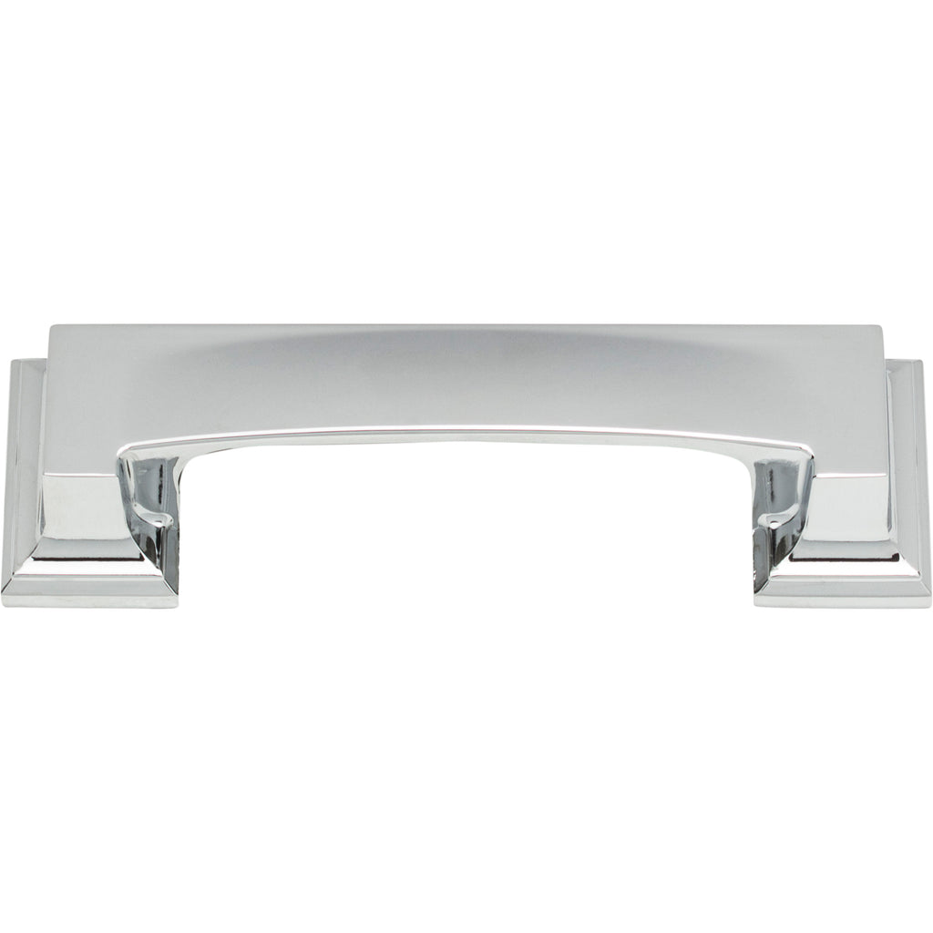 Sutton Place Cup Pull by Atlas Polished Chrome