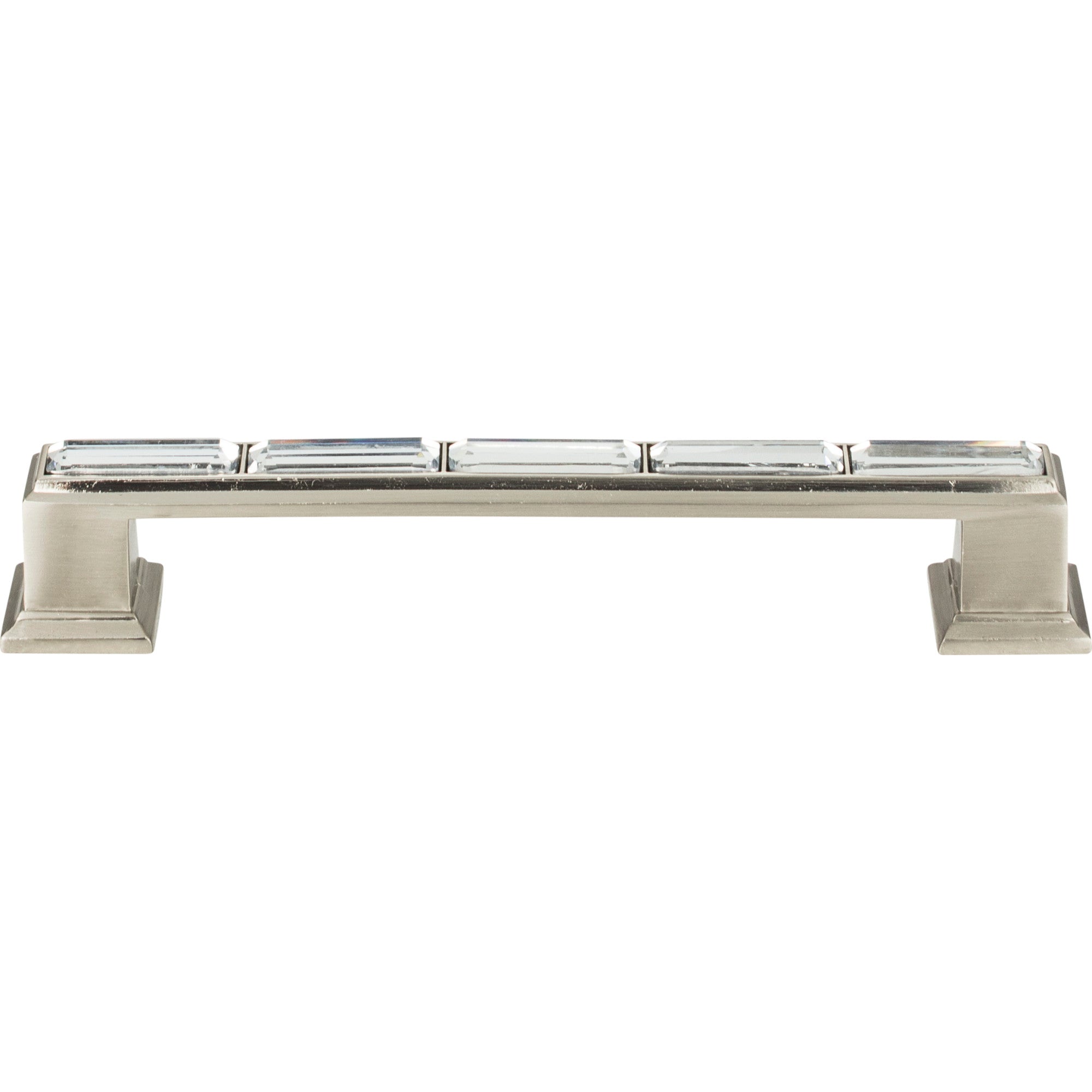 Legacy Crystal Pull by Atlas 5-1/16" / Brushed Nickel