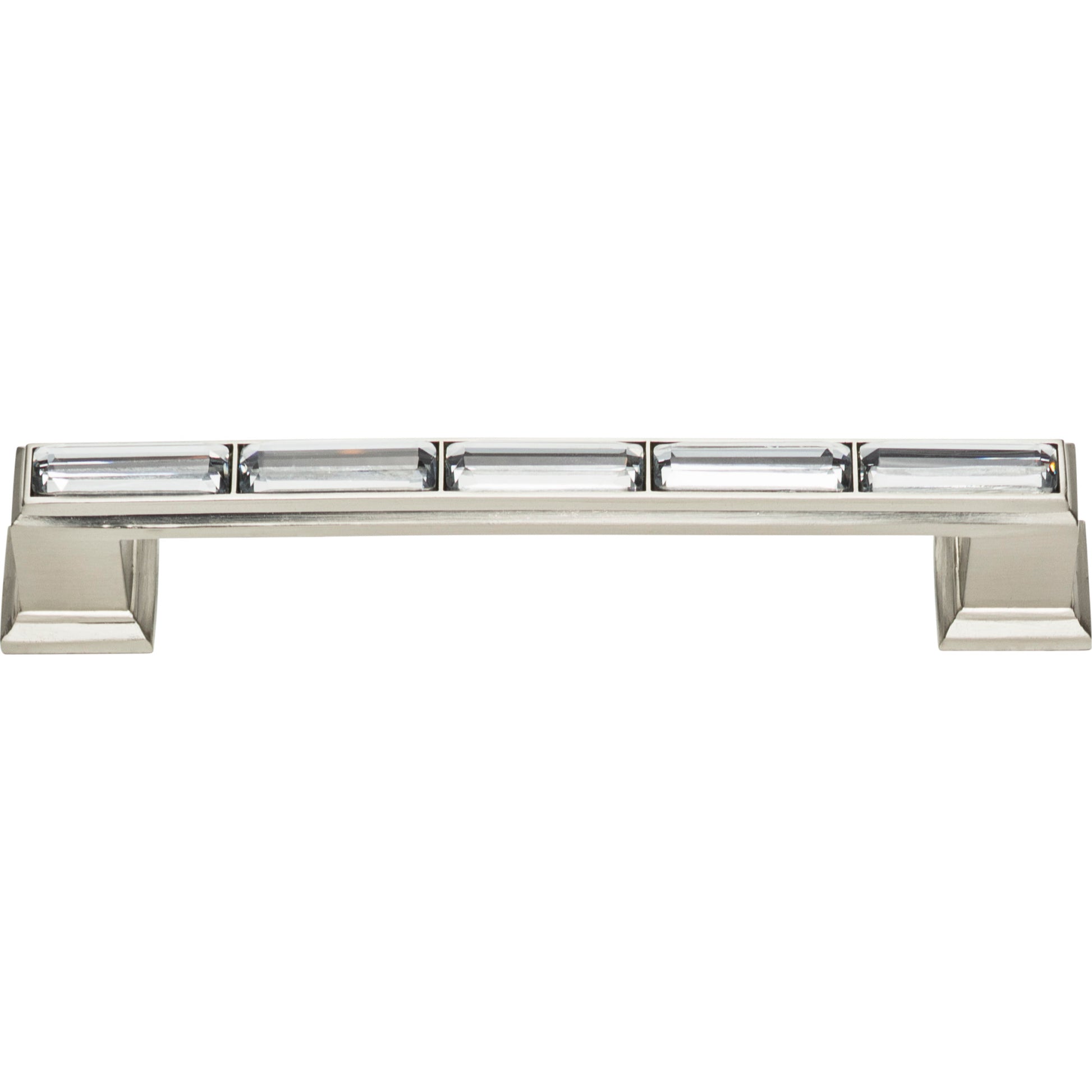 Legacy Crystal Pull by Atlas 5-1/16" / Brushed Nickel