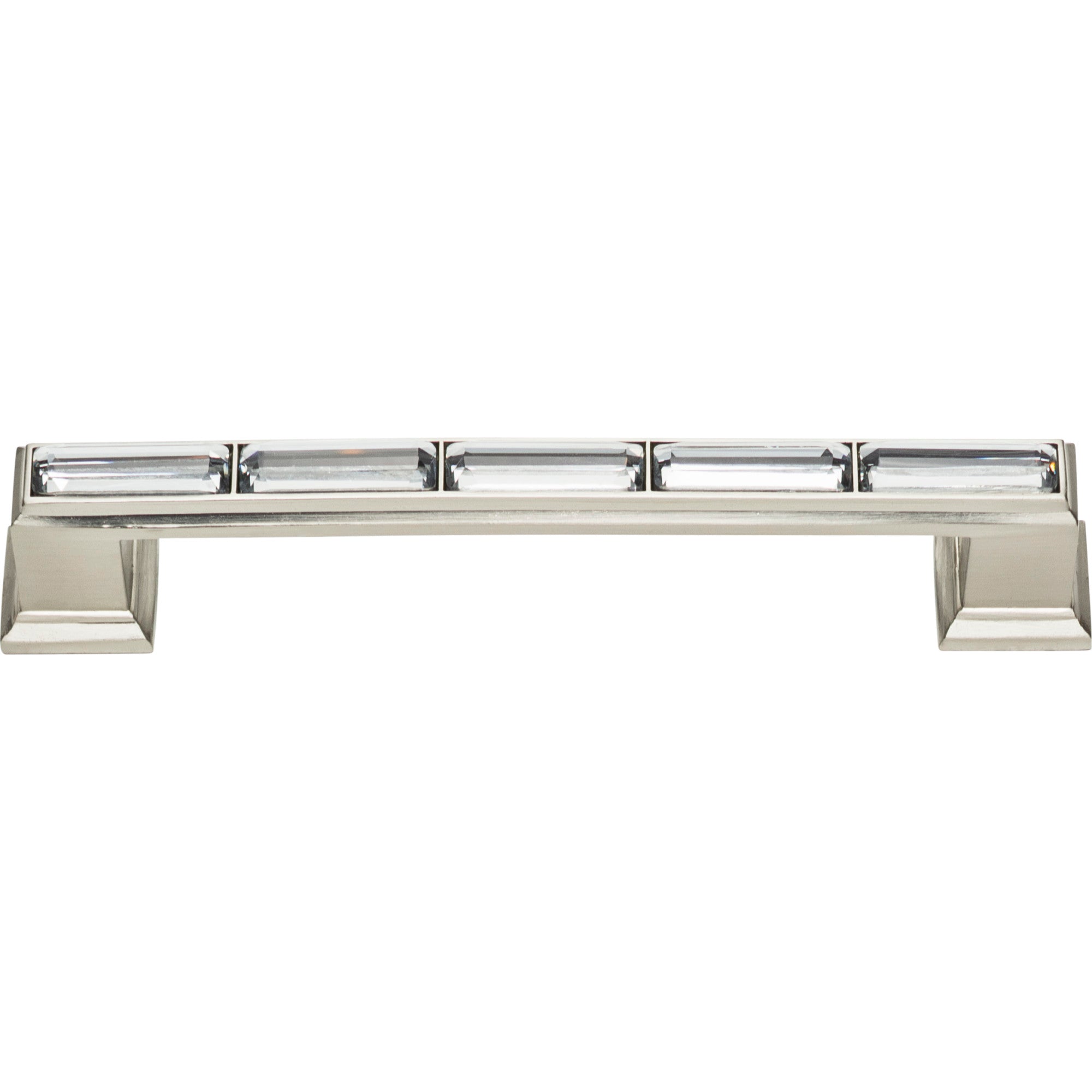 Legacy Crystal Pull by Atlas 5-1/16" / Brushed Nickel