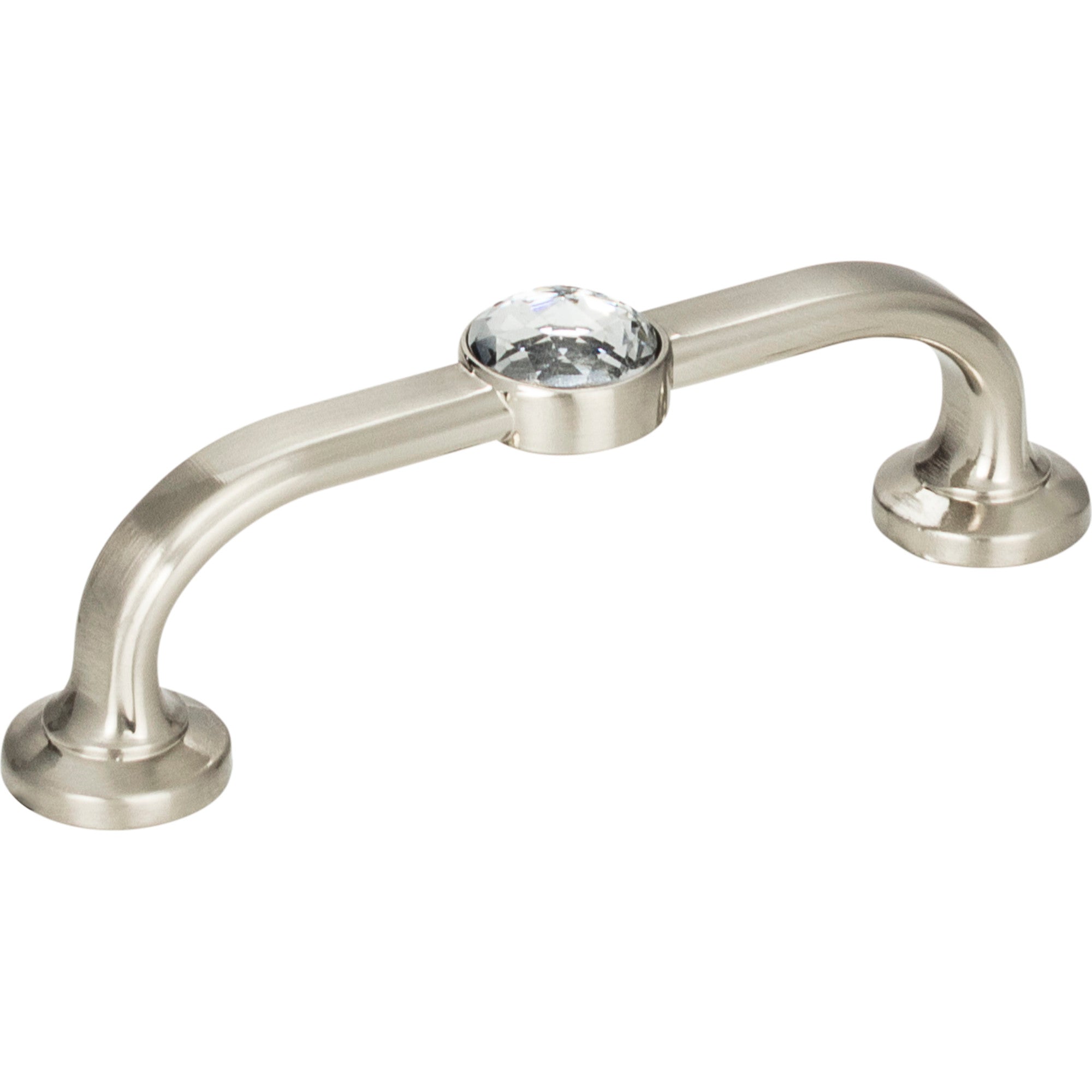 Legacy Crystal Bracelet Pull by Atlas 3" / Brushed Nickel