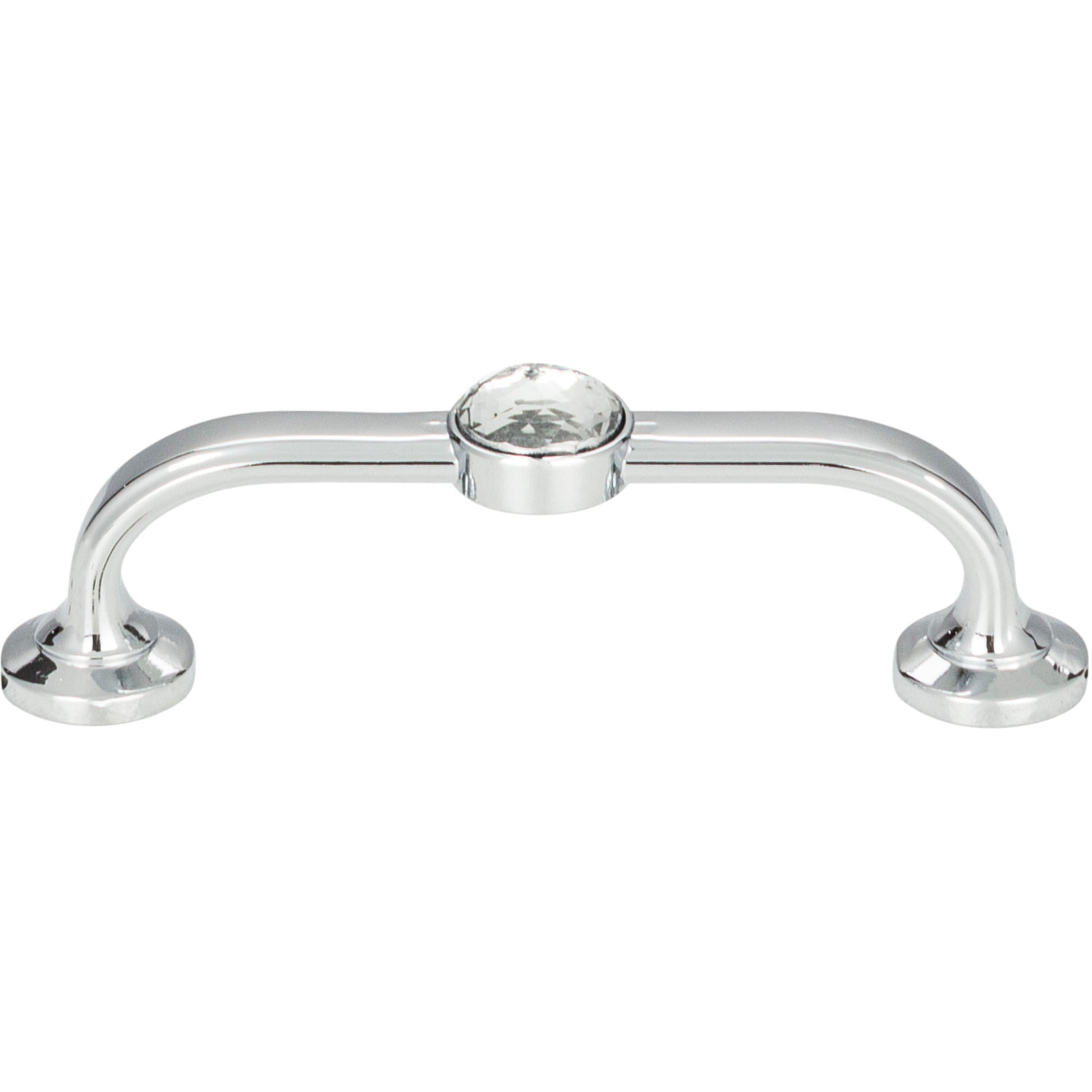 Legacy Crystal Bracelet Pull by Atlas 3" / Polished Chrome
