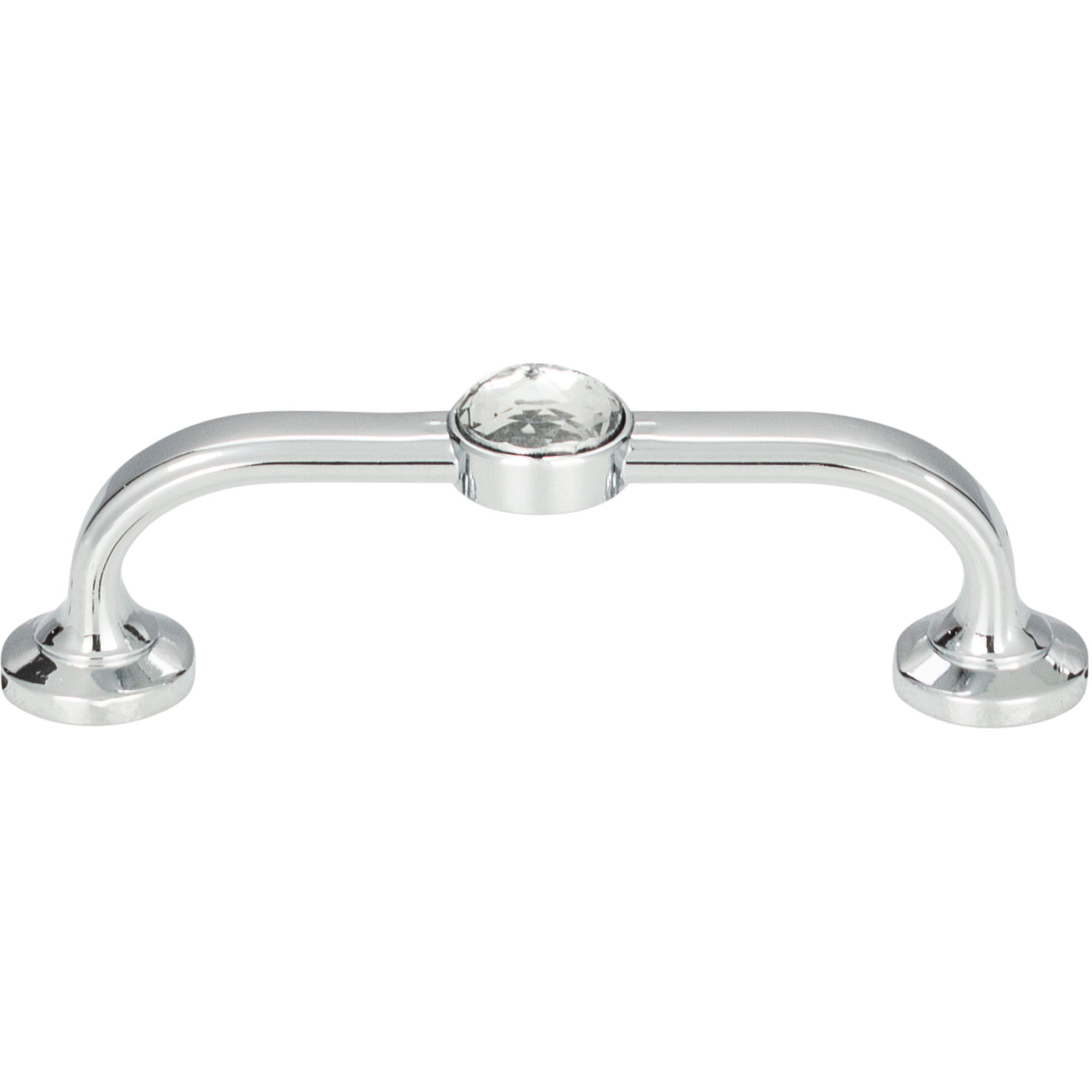 Legacy Crystal Bracelet Pull by Atlas 3" / Polished Chrome