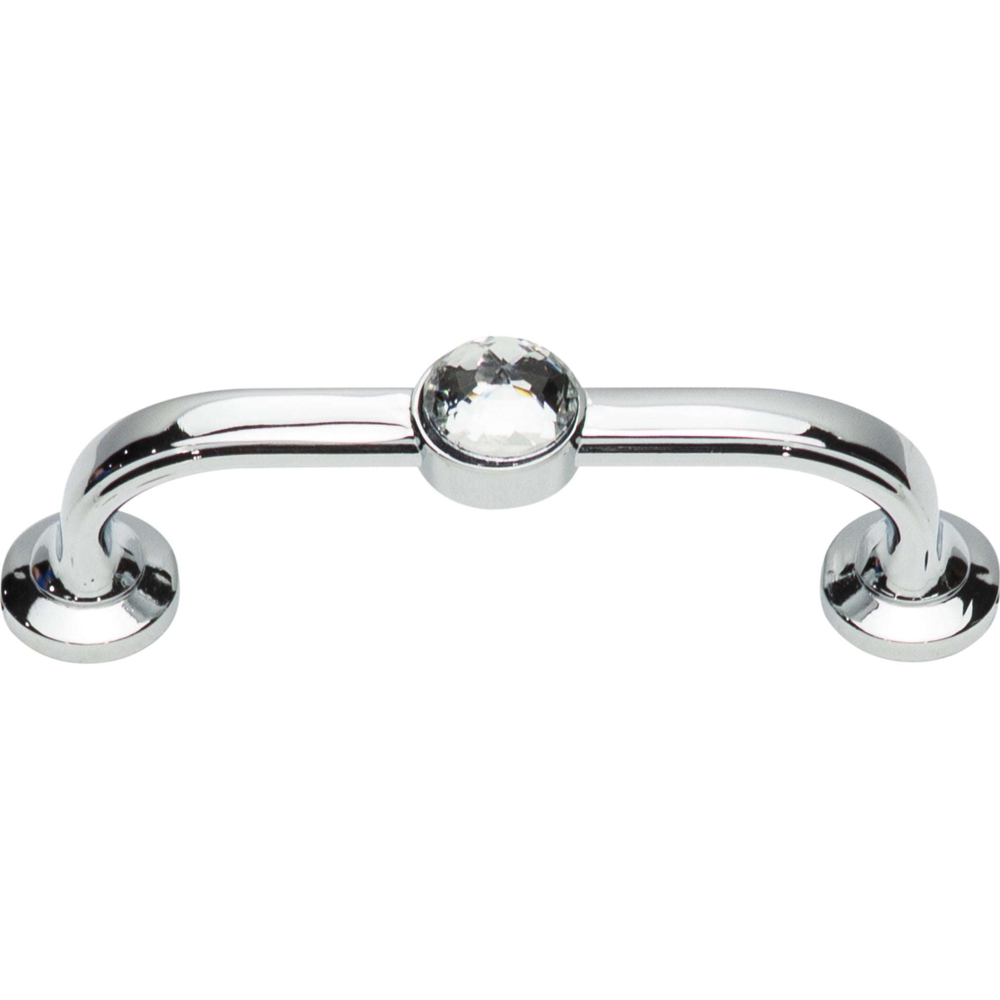 Legacy Crystal Bracelet Pull by Atlas 3" / Polished Chrome