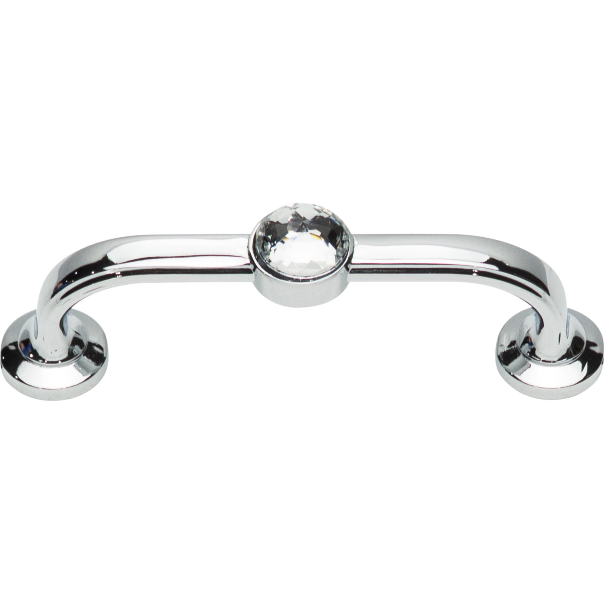 Legacy Crystal Bracelet Pull by Atlas 3" / Polished Chrome
