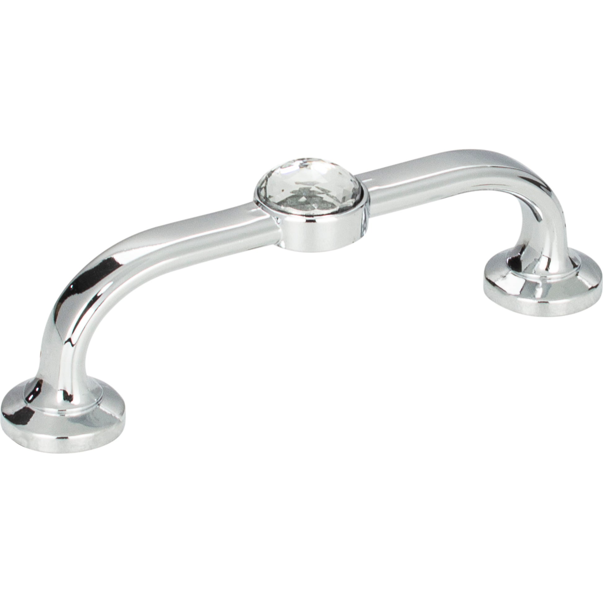 Legacy Crystal Bracelet Pull by Atlas 3" / Polished Chrome