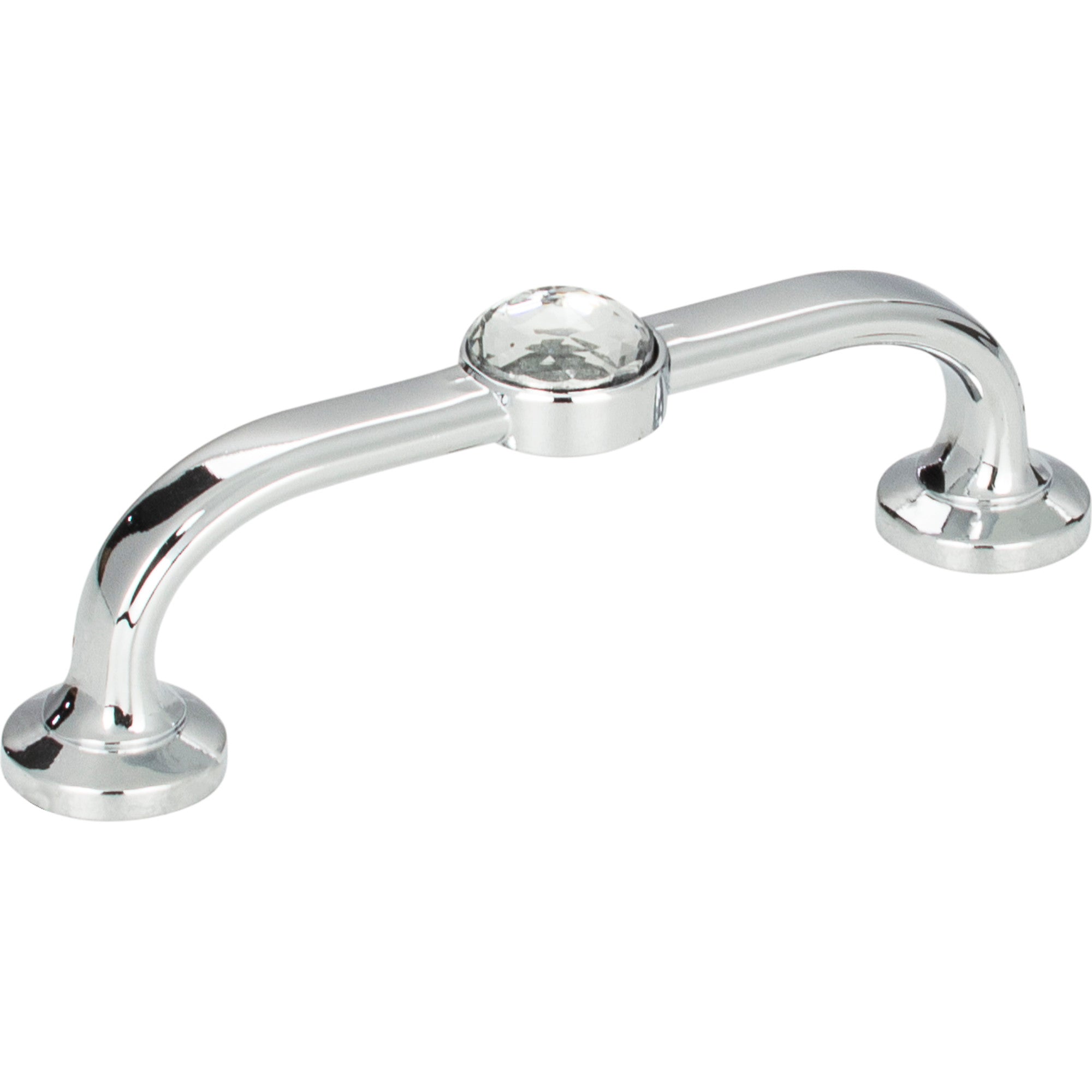 Legacy Crystal Bracelet Pull by Atlas 3" / Polished Chrome