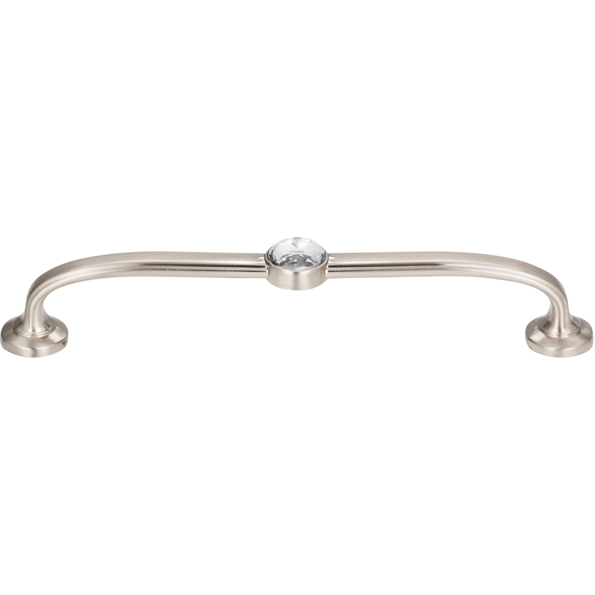 Legacy Crystal Bracelet Pull by Atlas 5-1/16" / Brushed Nickel
