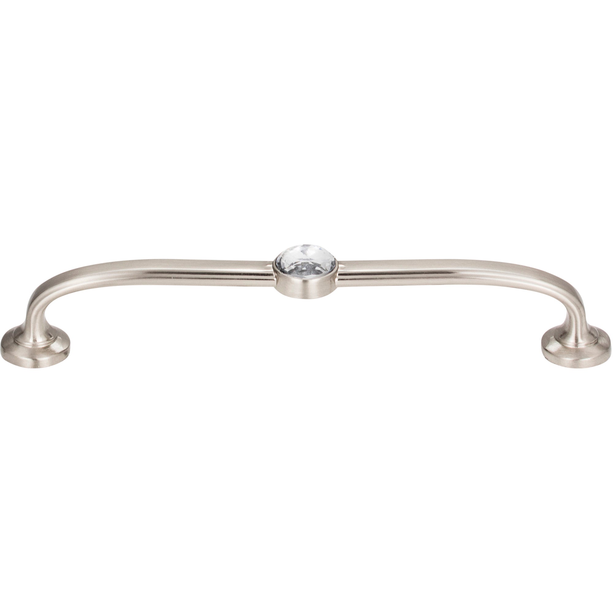 Legacy Crystal Bracelet Pull by Atlas 5-1/16" / Brushed Nickel