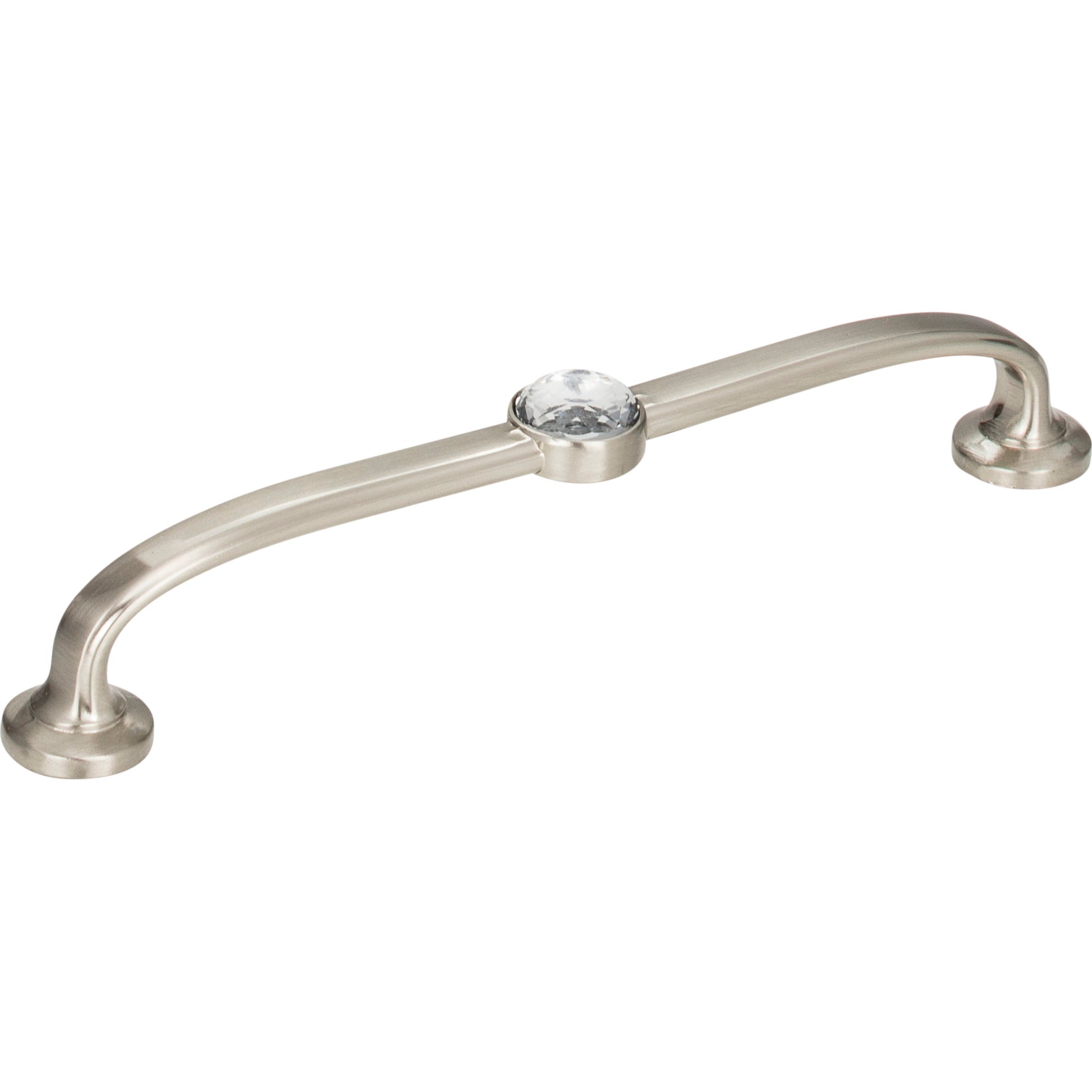 Legacy Crystal Bracelet Pull by Atlas 5-1/16" / Brushed Nickel