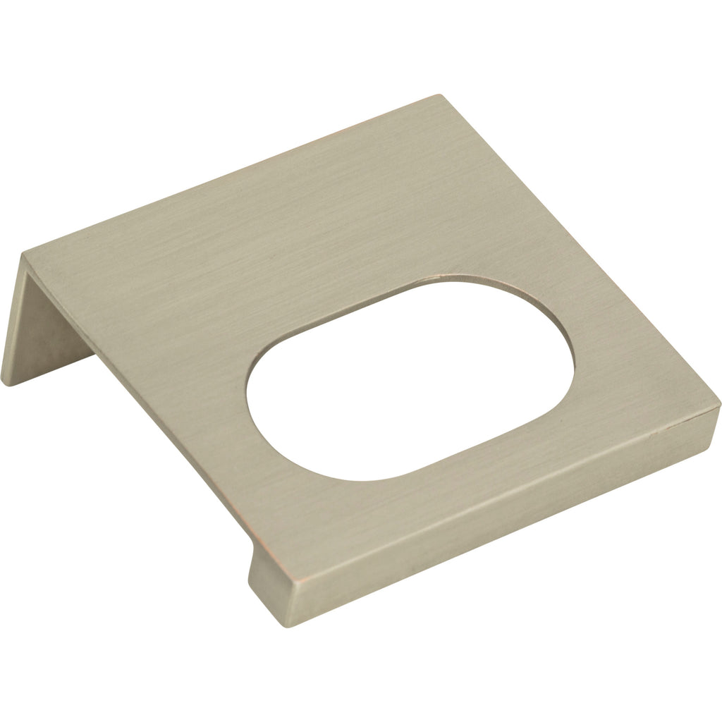 Modern Square Edge Tab Pull by Atlas 1-1/4" / Brushed Nickel