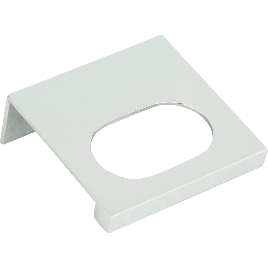 Modern Square Edge Tab Pull by Atlas 1-1/4" / Polished Chrome