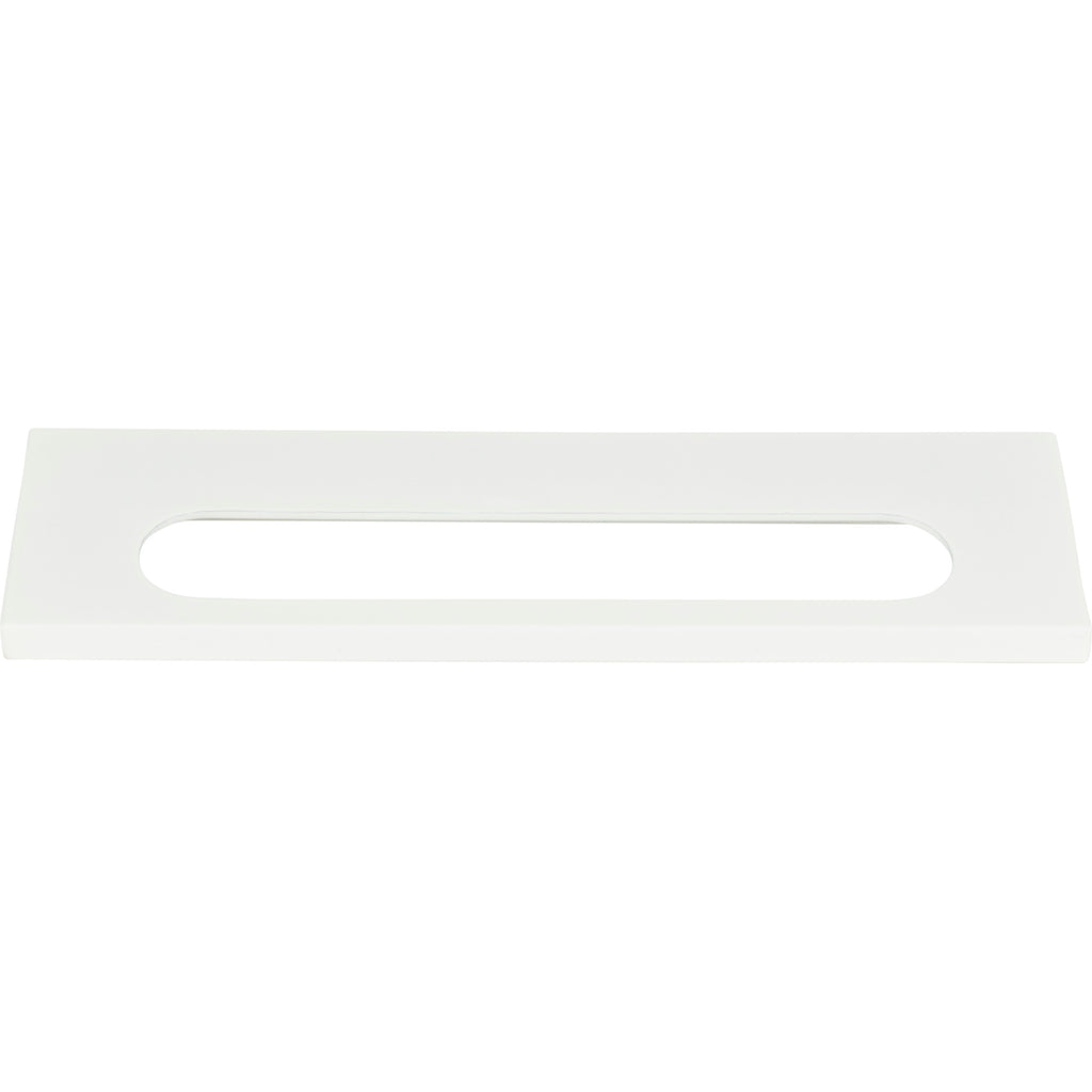 Modern Square Edge Tab Pull by Atlas 5-1/16" / HIGH WHITE GLOSS