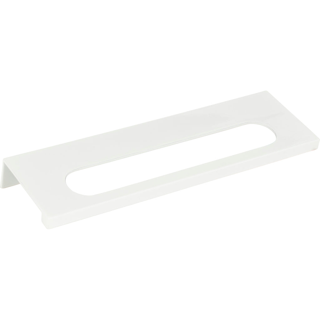 Modern Square Edge Tab Pull by Atlas 5-1/16" / HIGH WHITE GLOSS