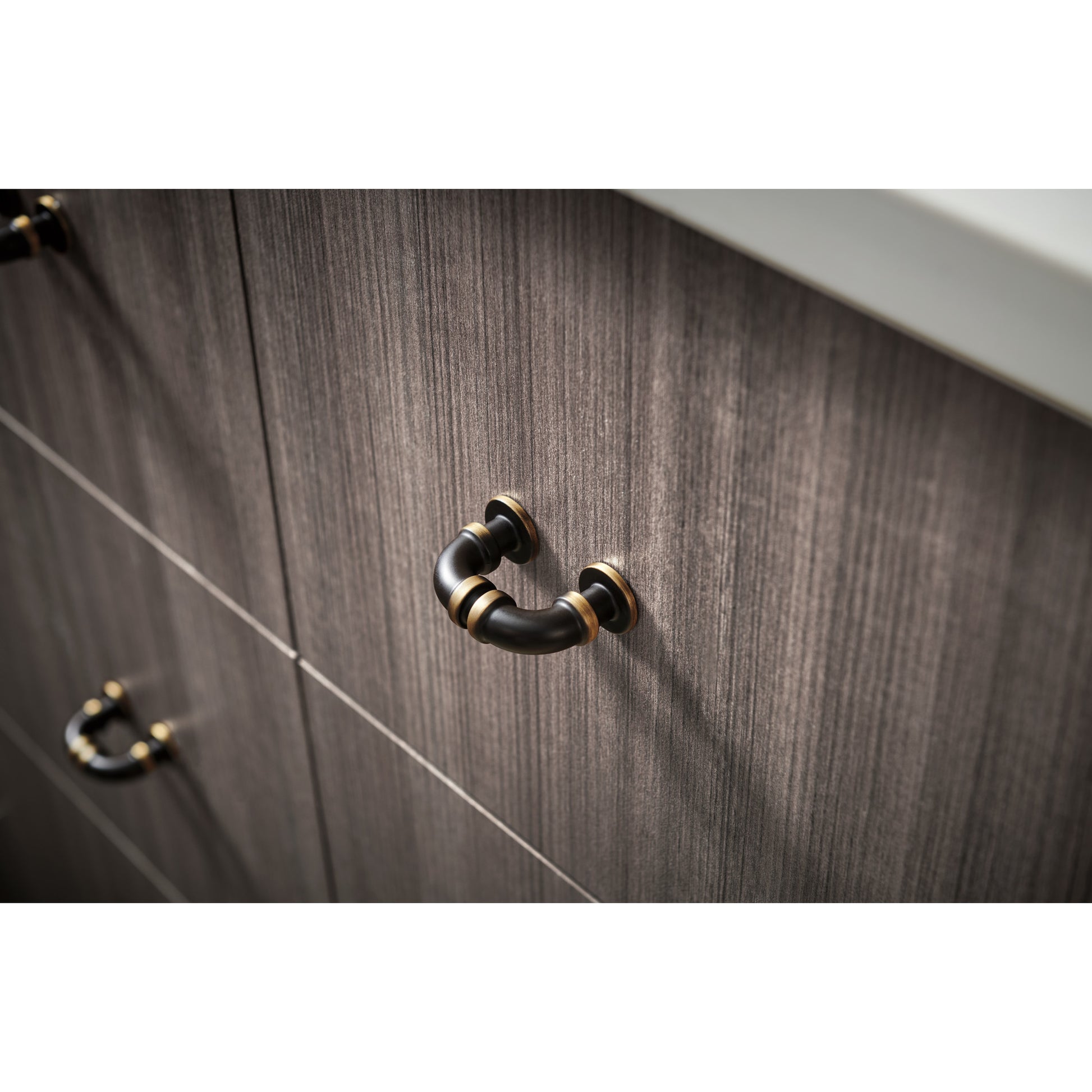 Steam Punk Finger Pull by Atlas 1-5/16" / Caf Bronze