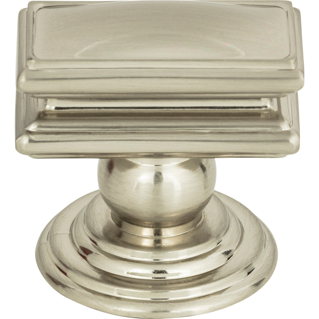 Campaign Rectangle Knob by Atlas Brushed Nickel