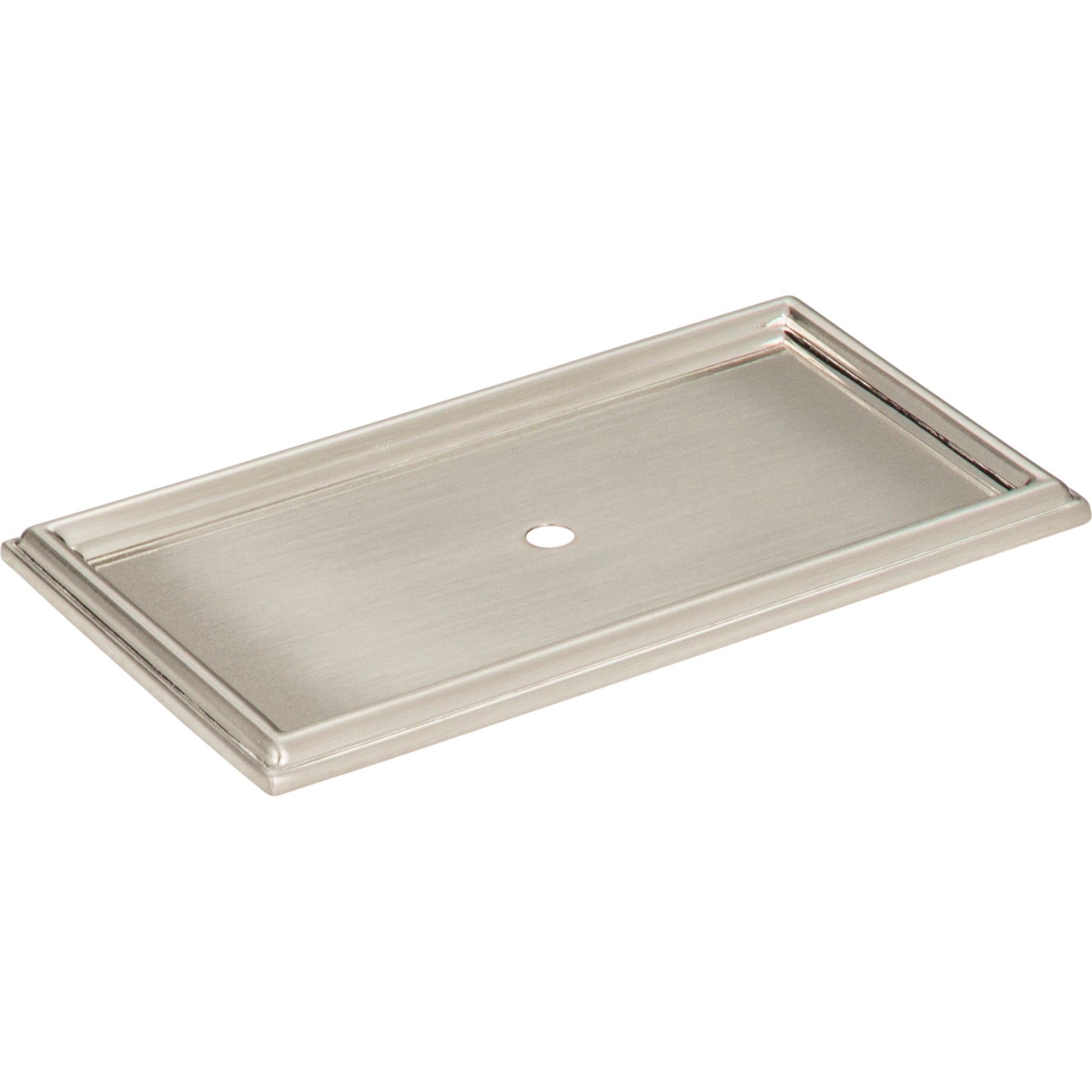 Campaign Rope Knob Backplate by Atlas Brushed Nickel