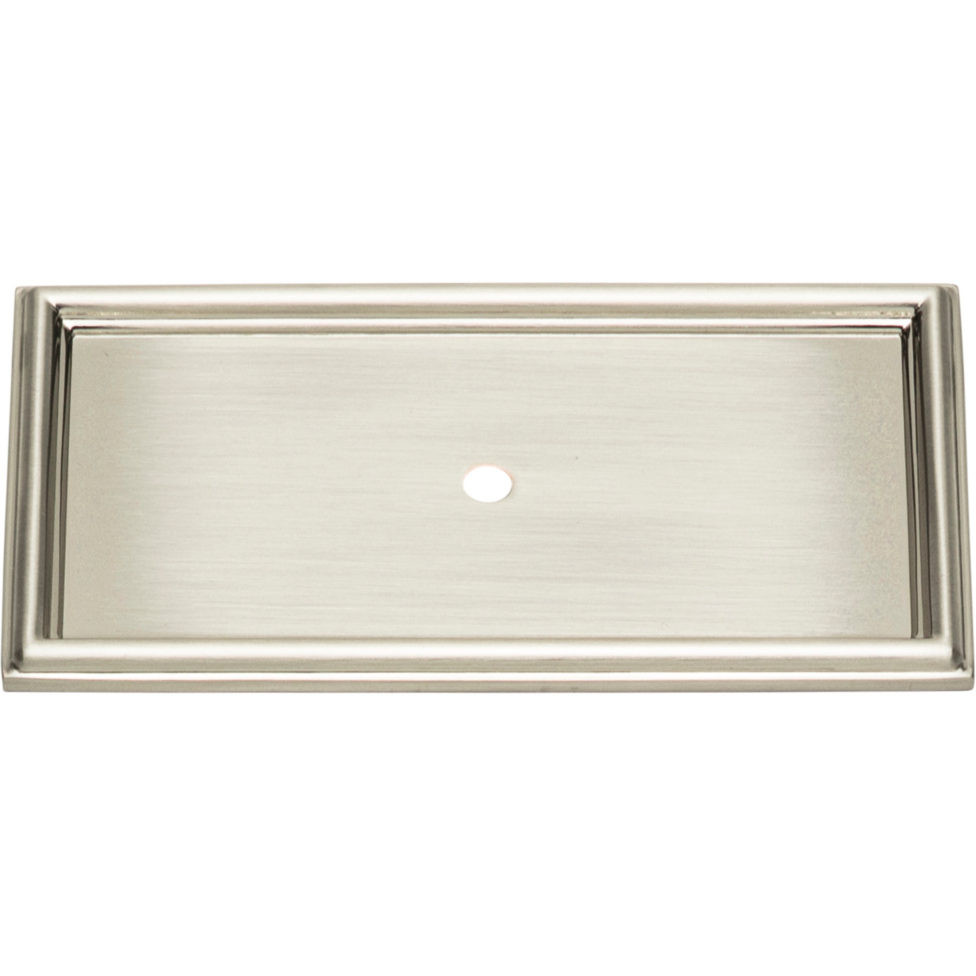 Campaign Rope Knob Backplate by Atlas Brushed Nickel