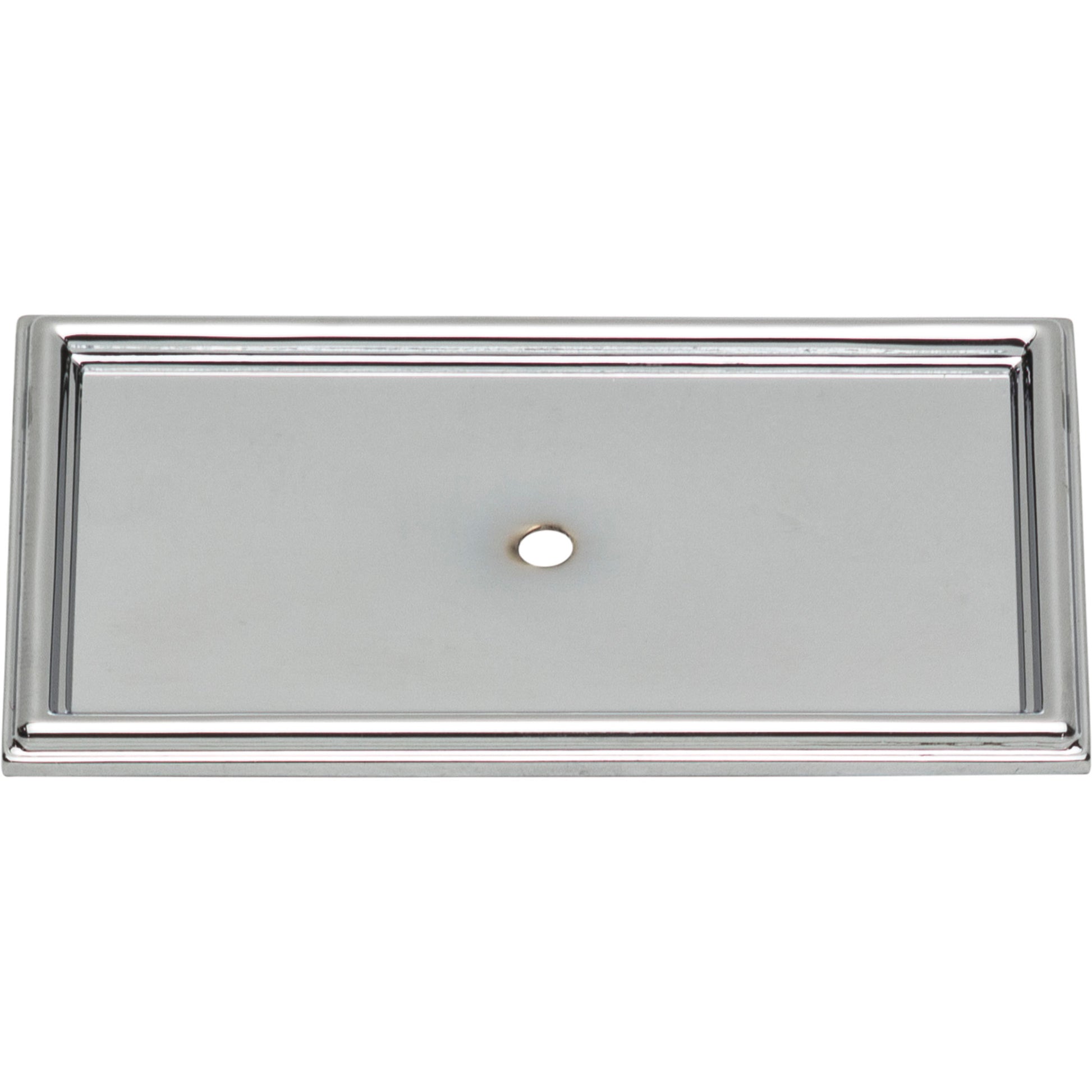 Campaign Rope Knob Backplate by Atlas Polished Chrome