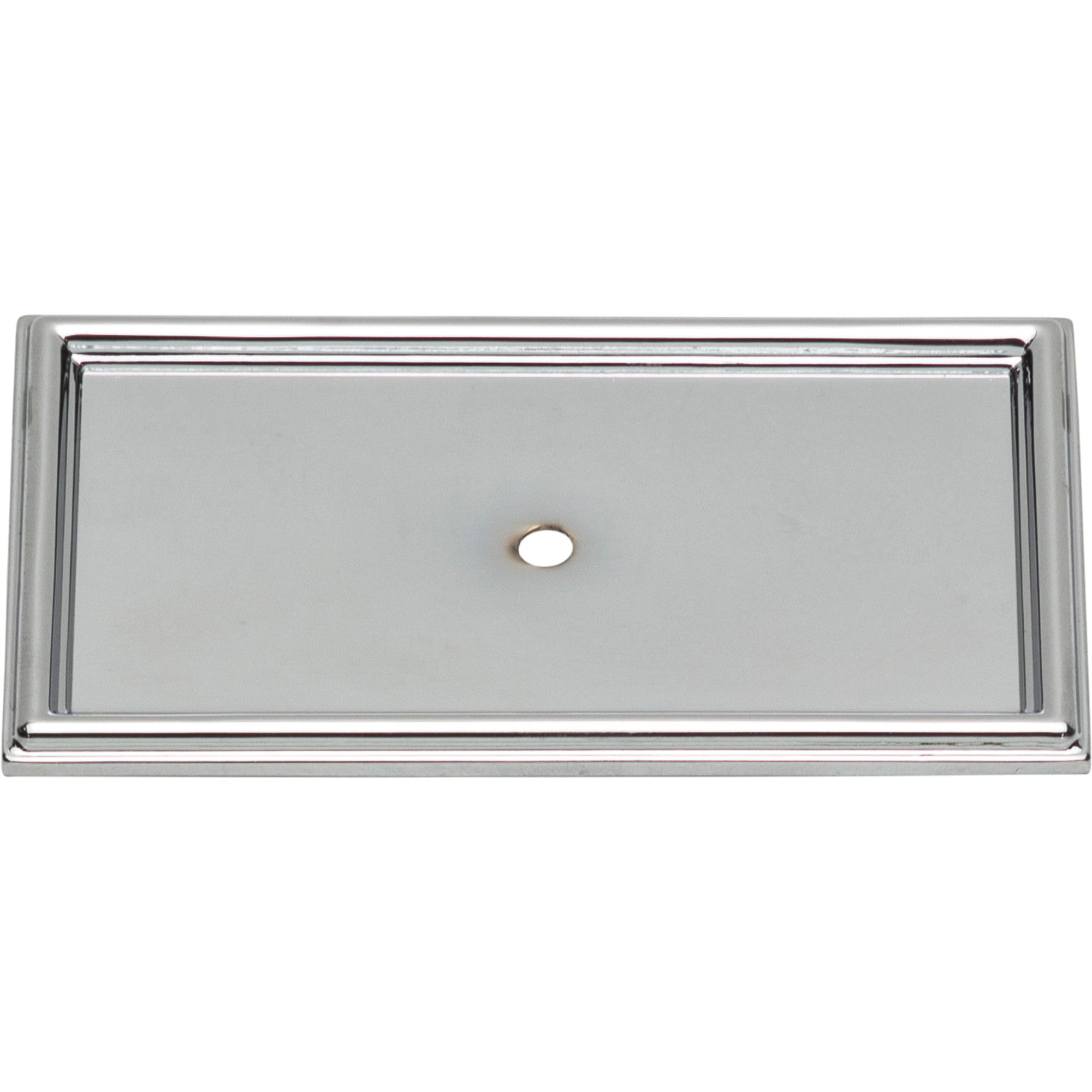 Campaign Rope Knob Backplate by Atlas Polished Chrome