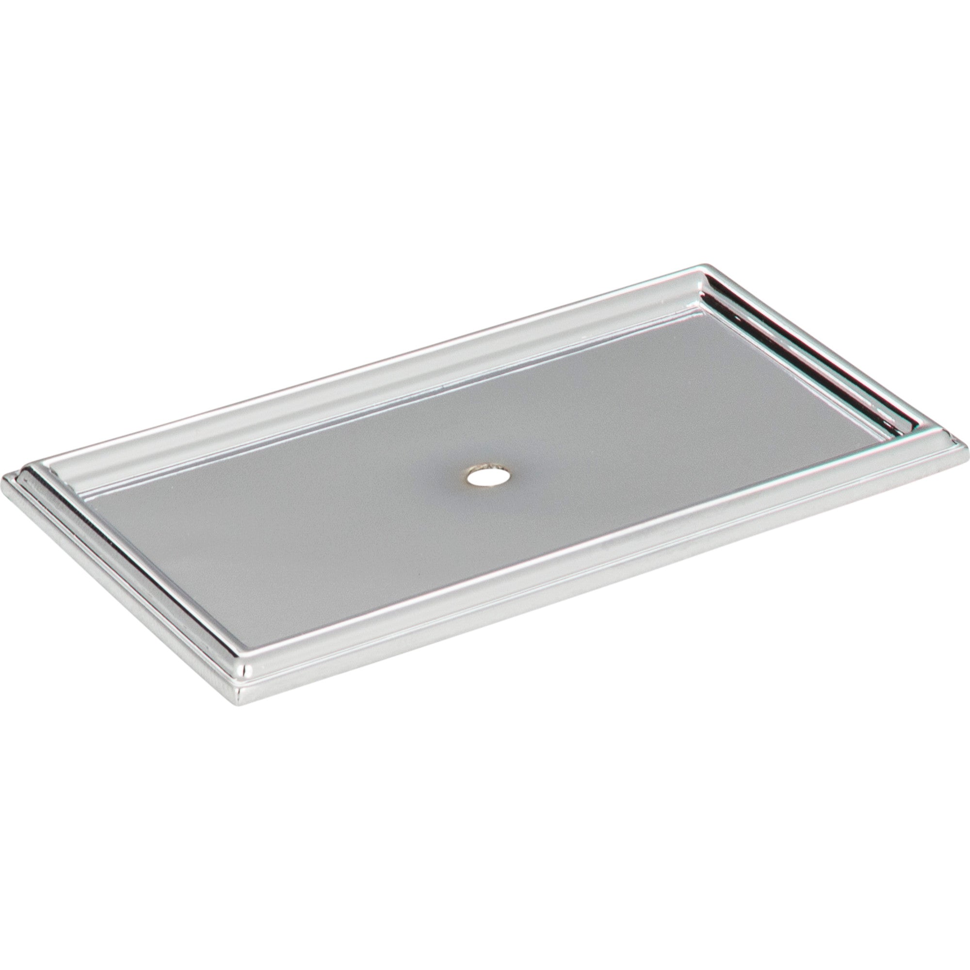 Campaign Rope Knob Backplate by Atlas Polished Chrome