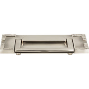 Campaign L-Bracket Drop Pull by Atlas Brushed Nickel