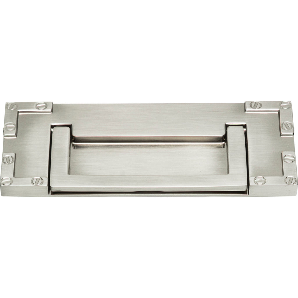 Campaign L-Bracket Drop Pull by Atlas Brushed Nickel